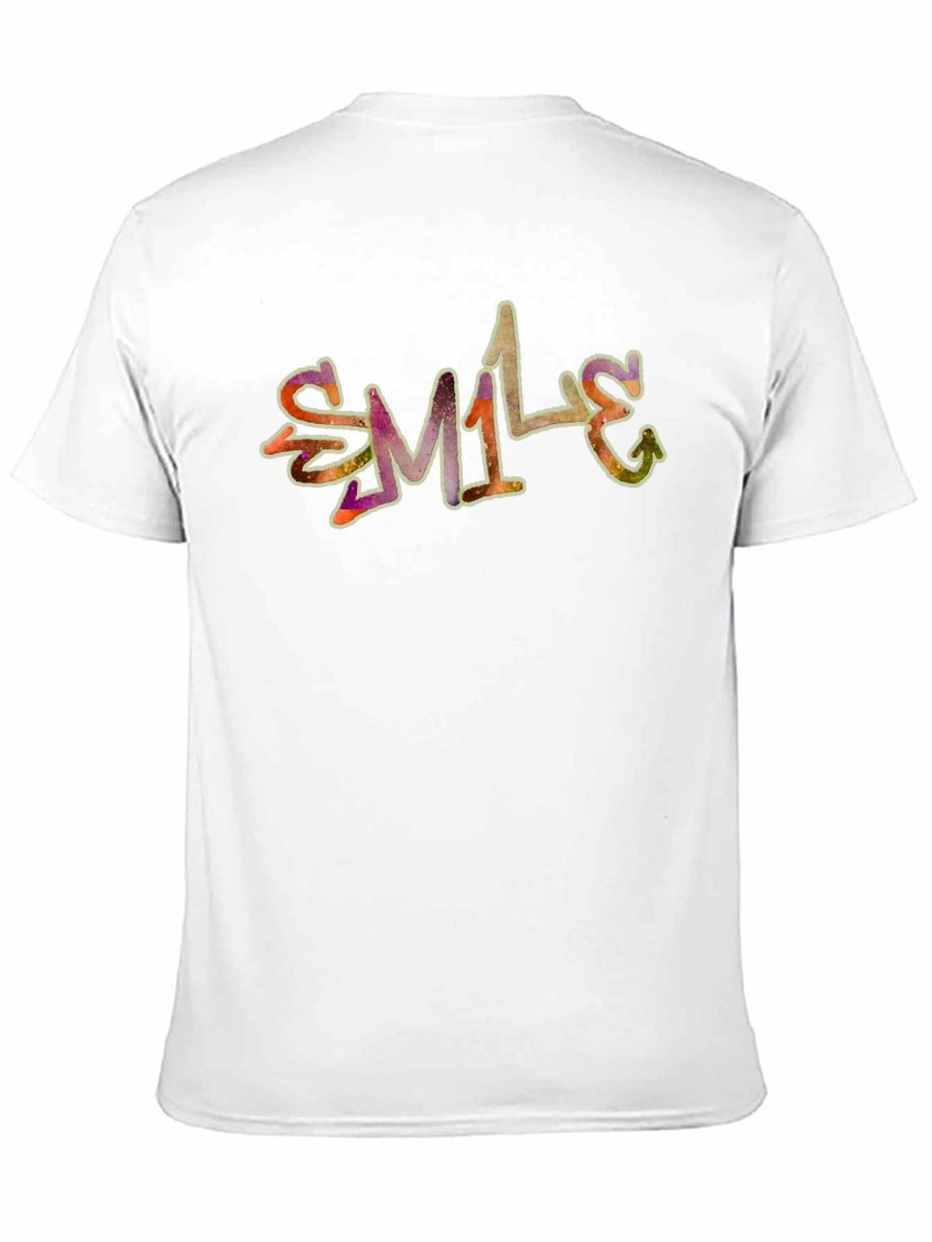 Smile Graphic Black T-Shirt - Casual Style