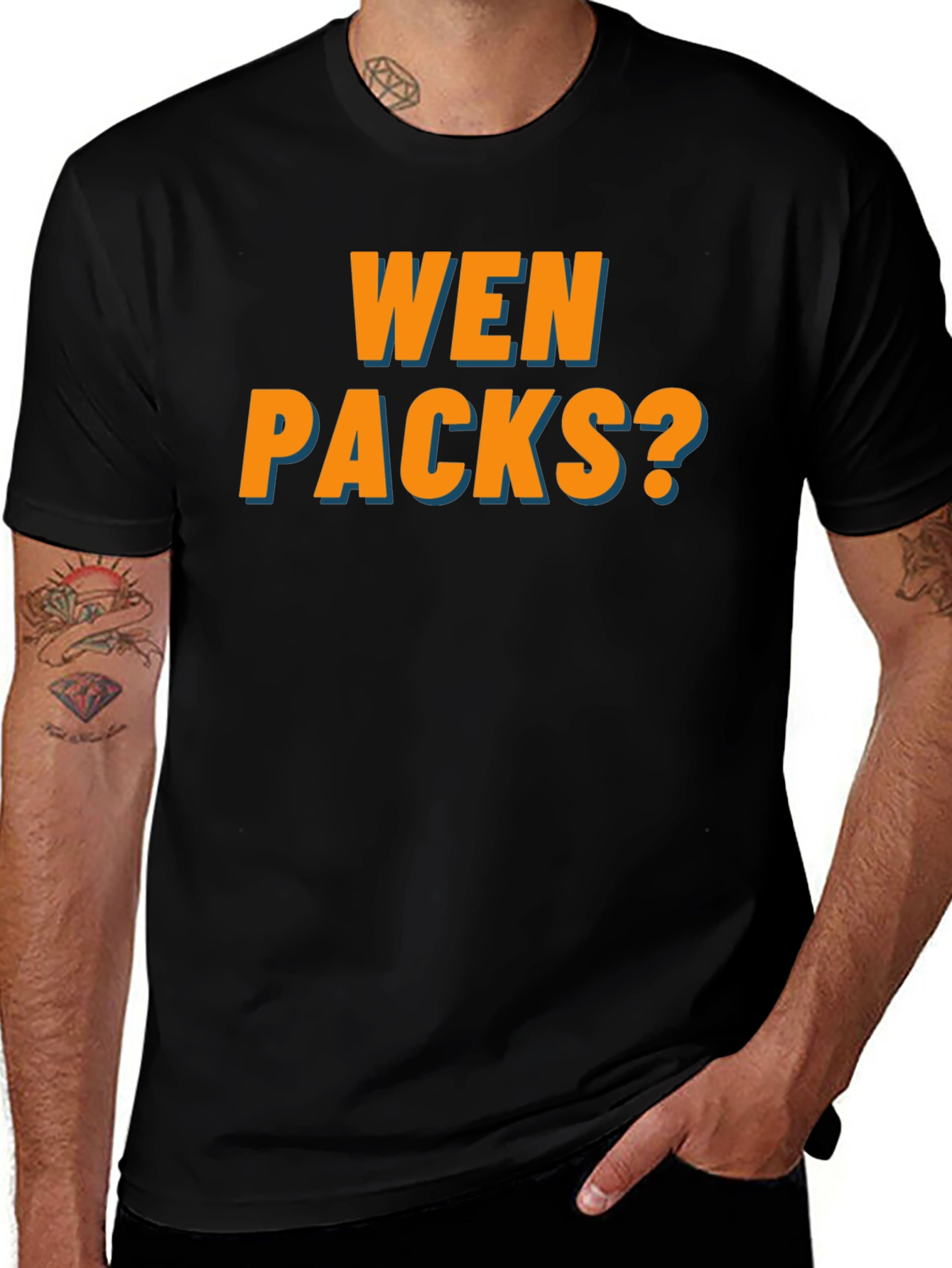 Wen Packs T-Shirt - Crypto Meme Tee