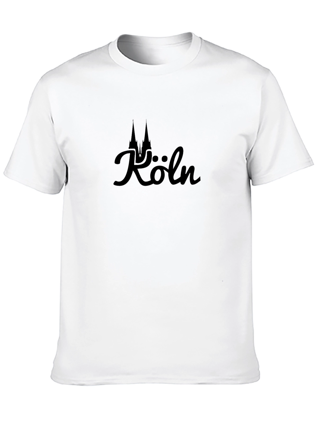 Cologne Cathedral Graphic T-Shirt - Black