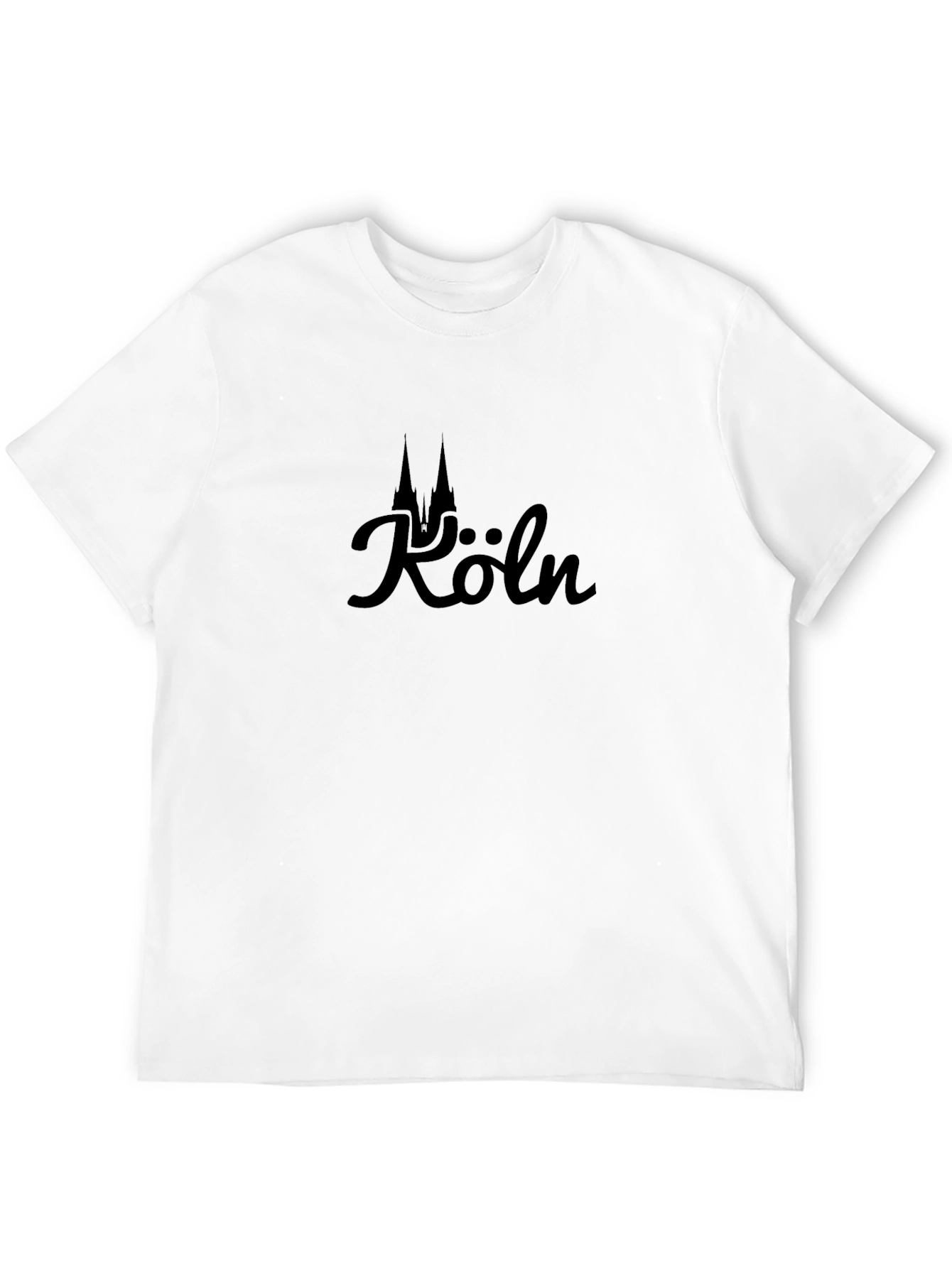 Cologne Cathedral Graphic T-Shirt - Black
