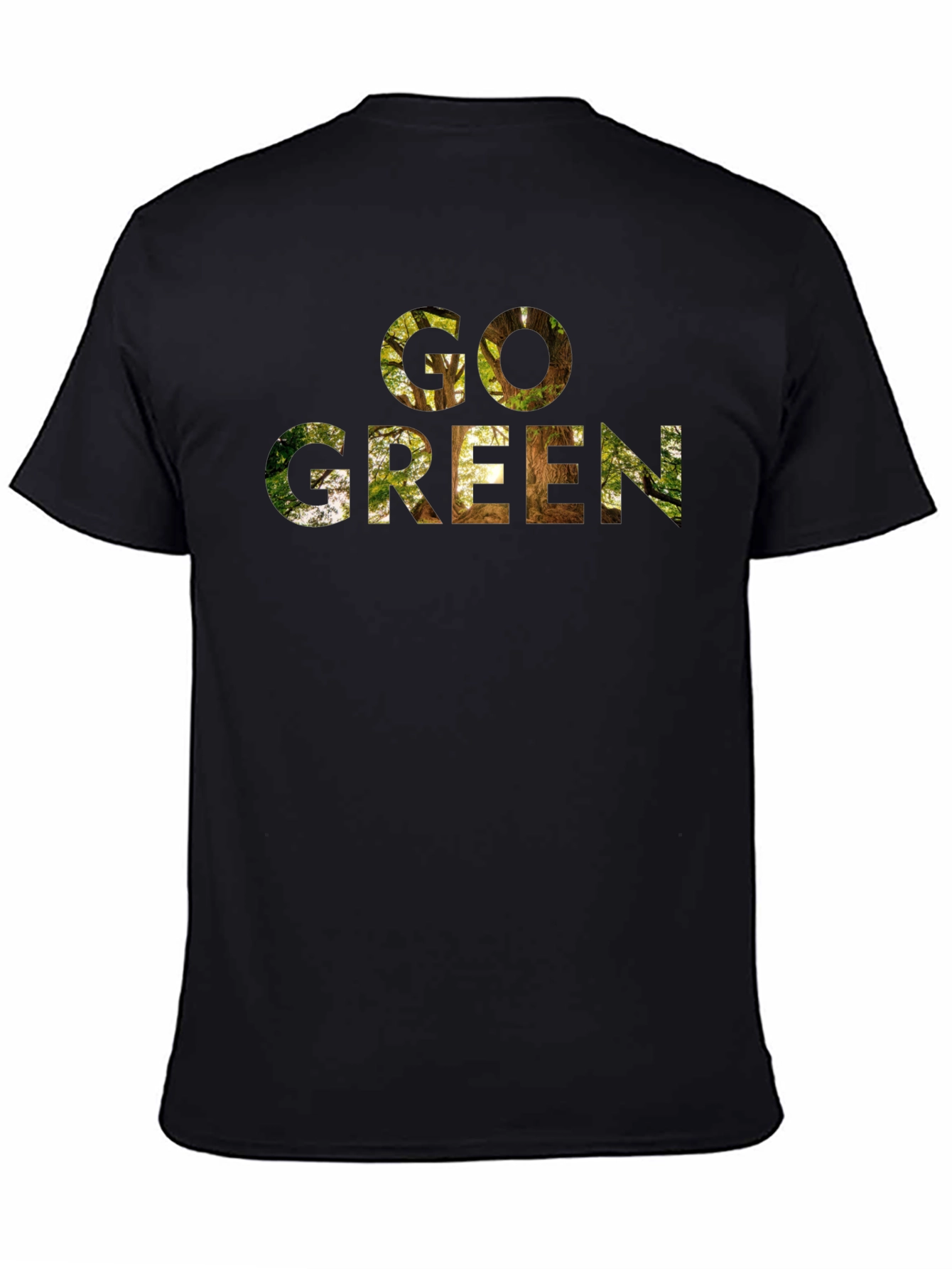 Go Green Nature T-Shirt - Eco Friendly Design