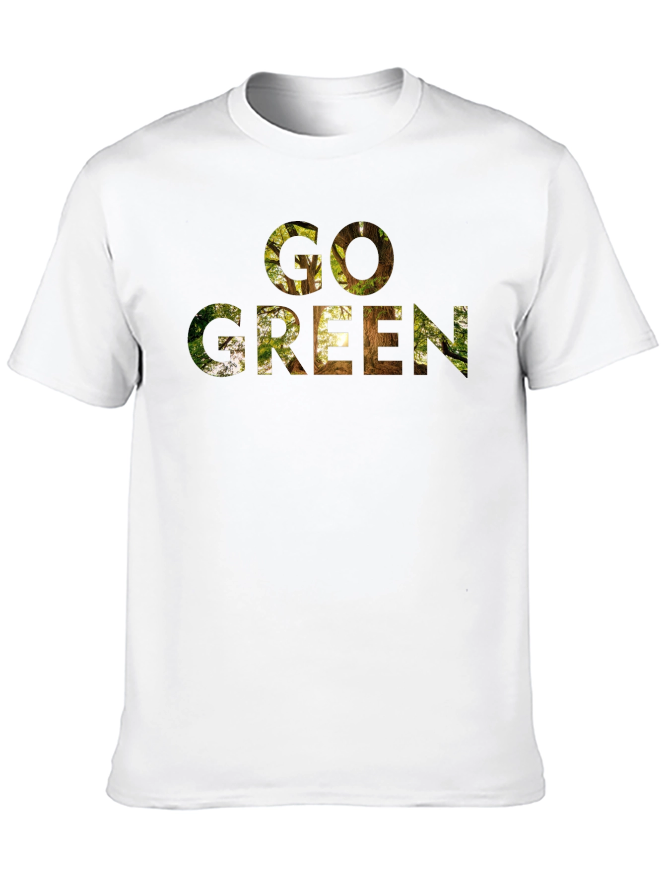 Go Green Nature T-Shirt - Eco Friendly Design
