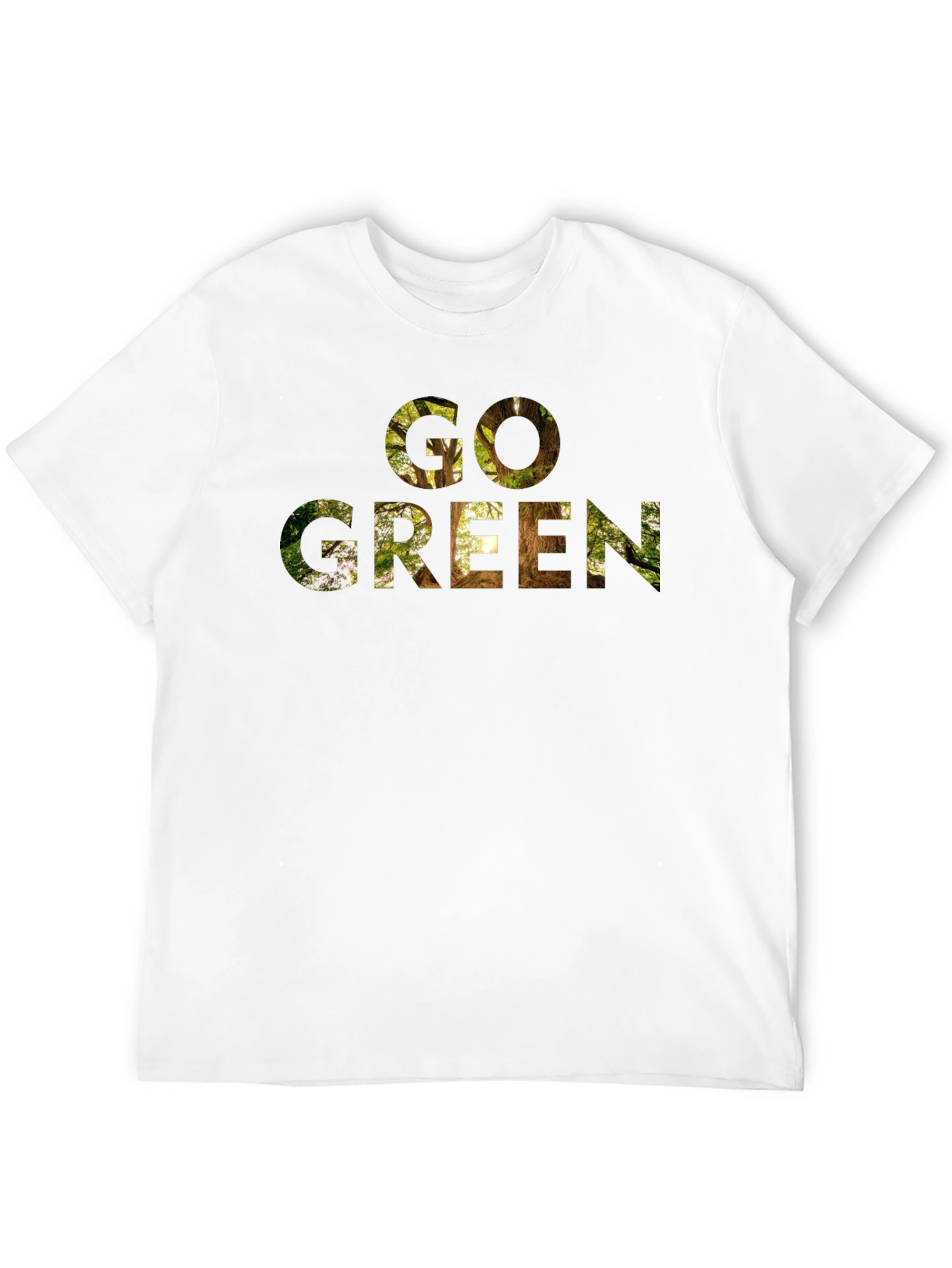 Go Green Nature T-Shirt - Eco Friendly Design