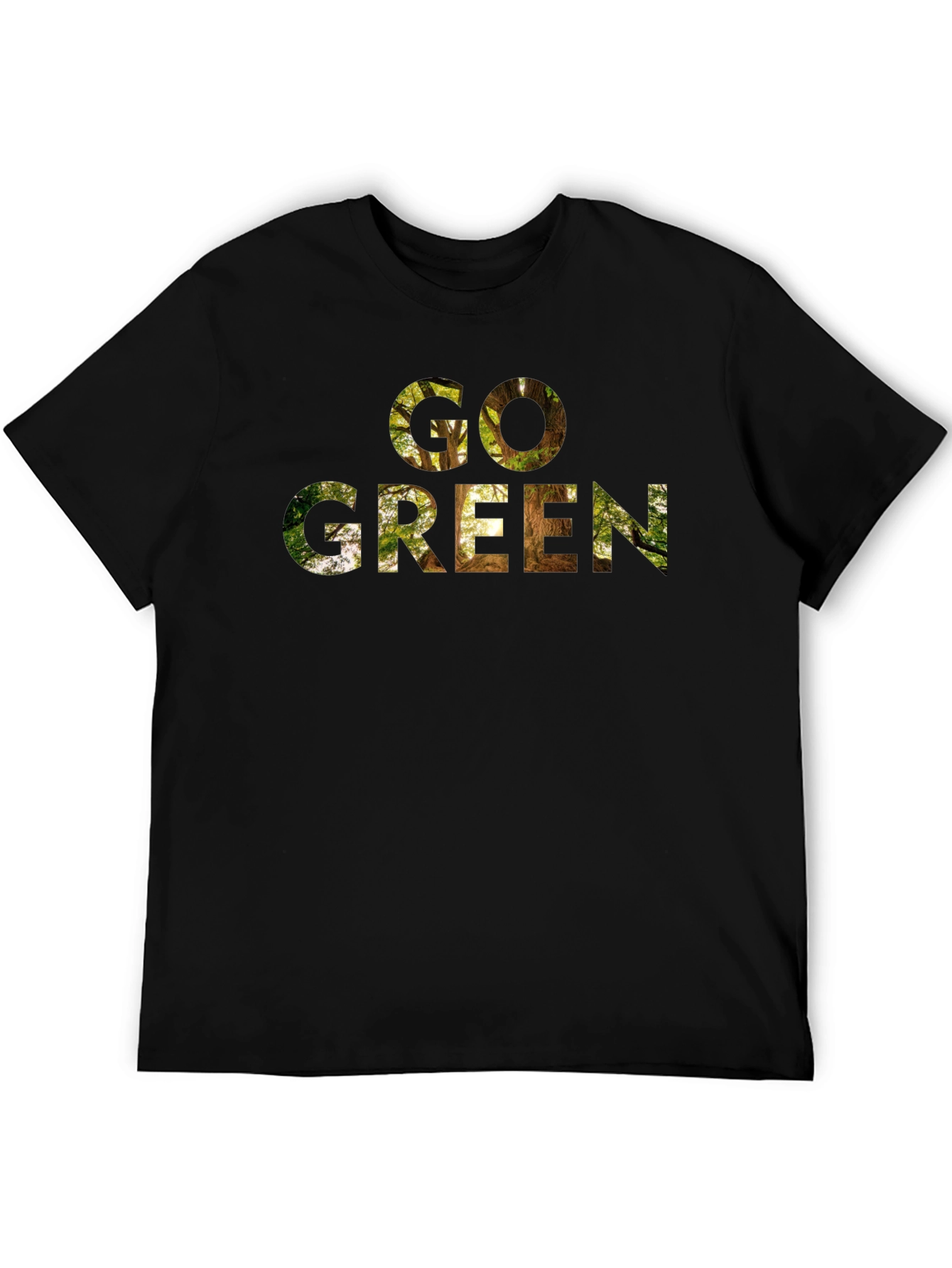 Go Green Nature T-Shirt - Eco Friendly Design