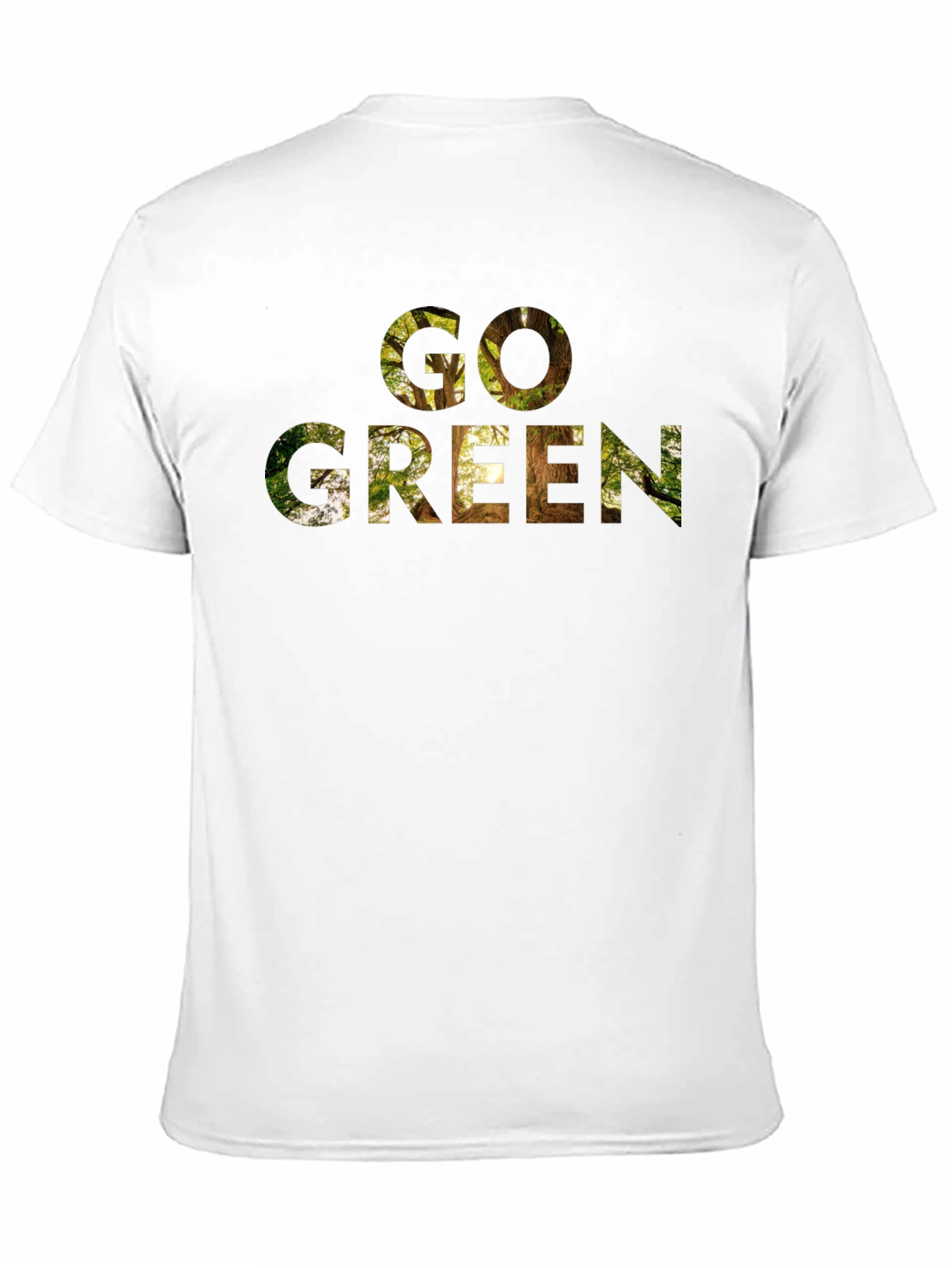Go Green Nature T-Shirt - Eco Friendly Design