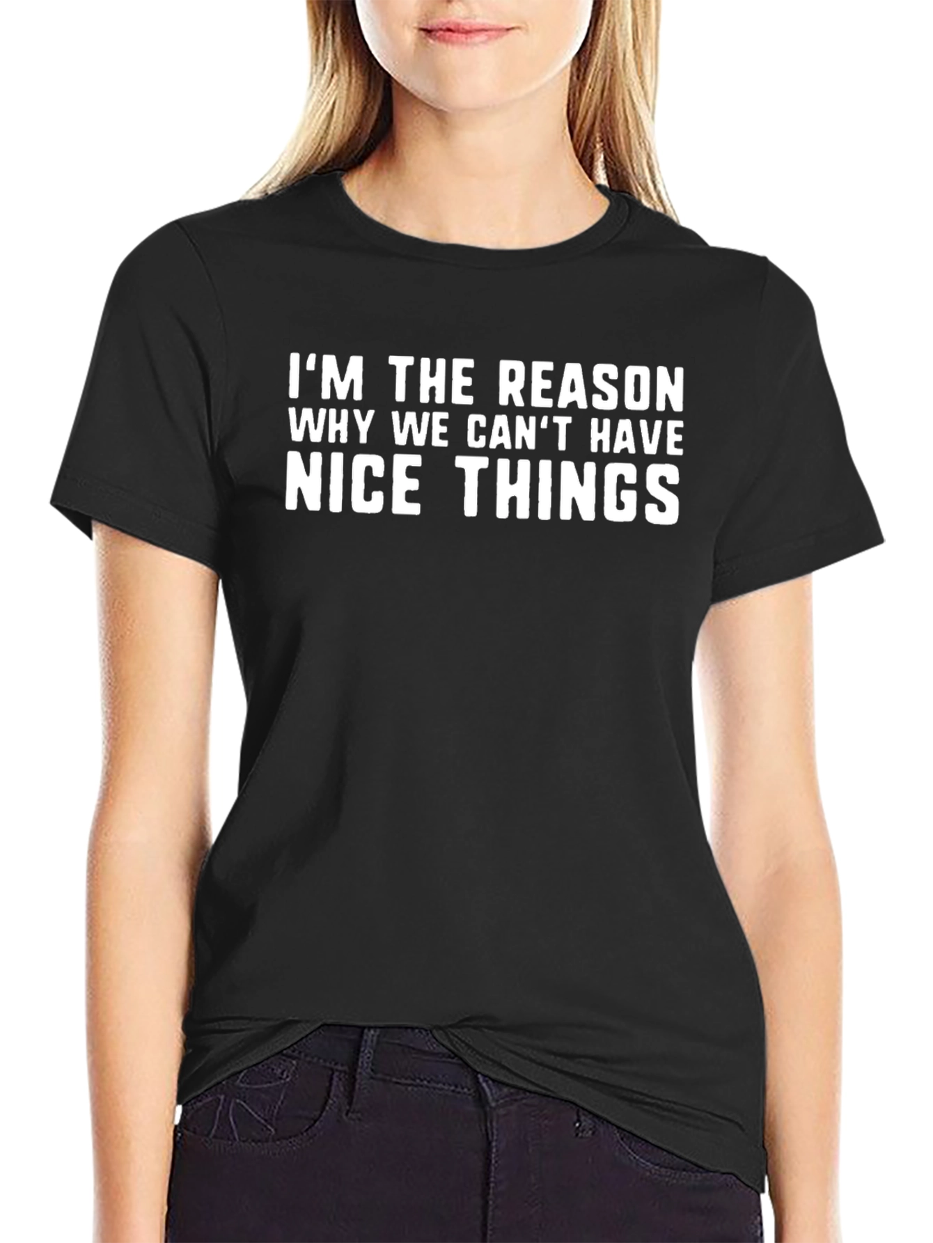 Funny Im The Reason Graphic T-Shirt