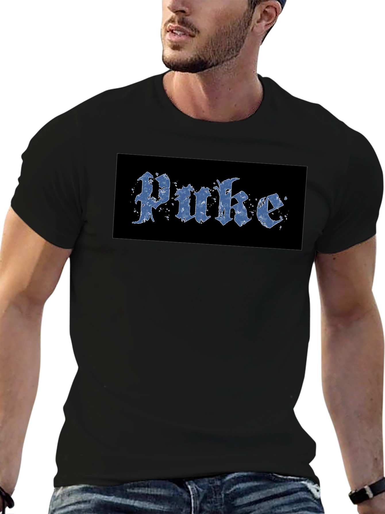 Puke Black T-Shirt