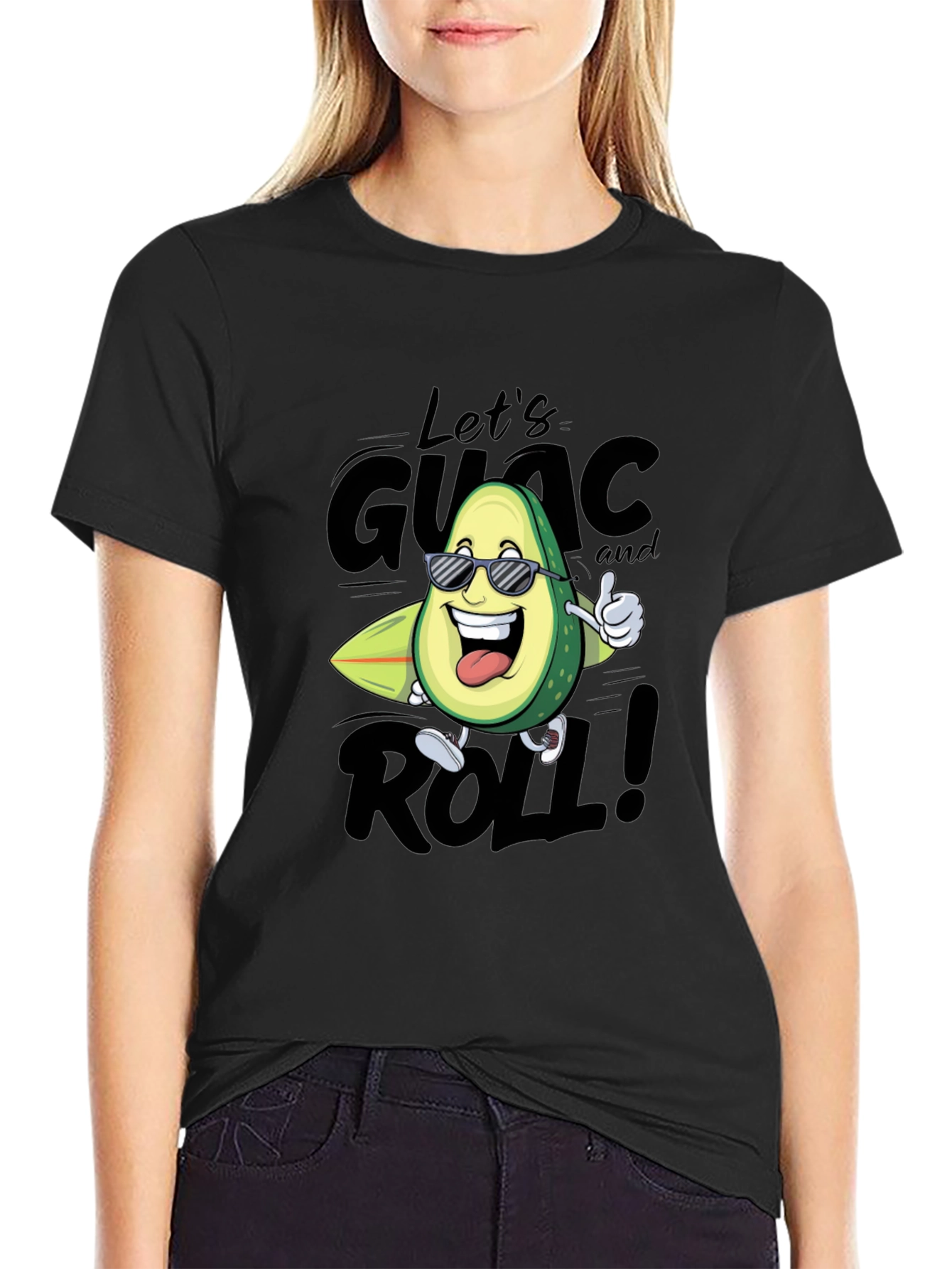 Guac and Roll Avocado T-Shirt