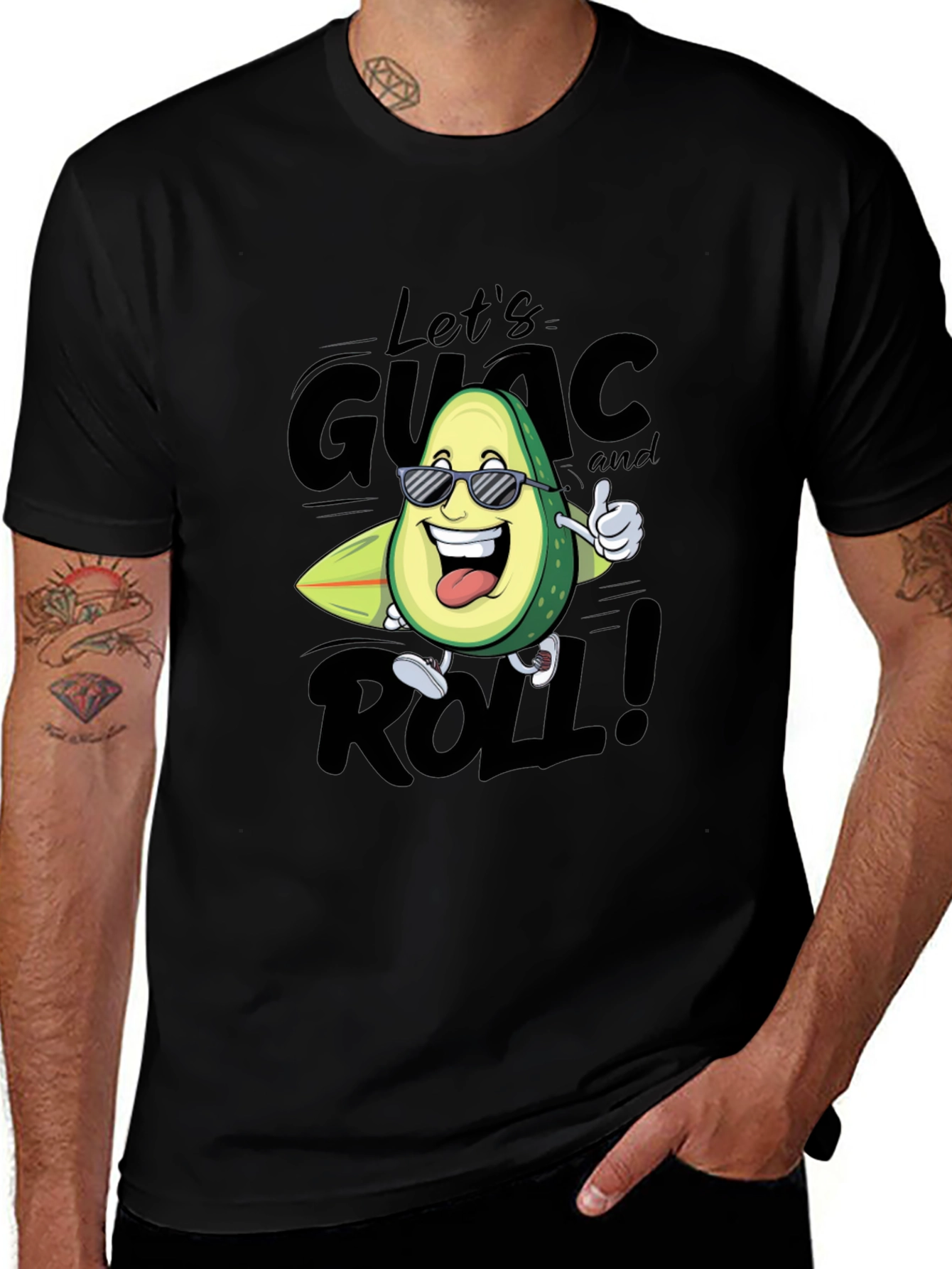 Guac and Roll Avocado T-Shirt