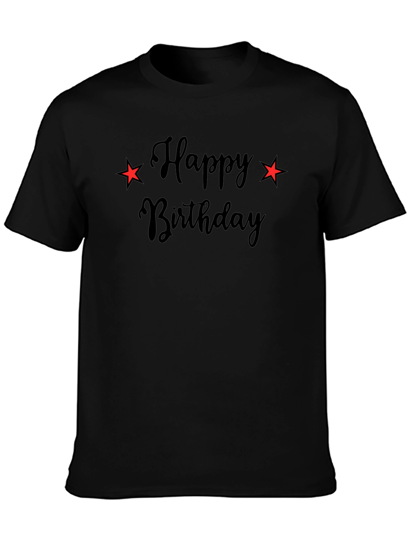 Happy Birthday T-Shirt: Starry Celebration Tee
