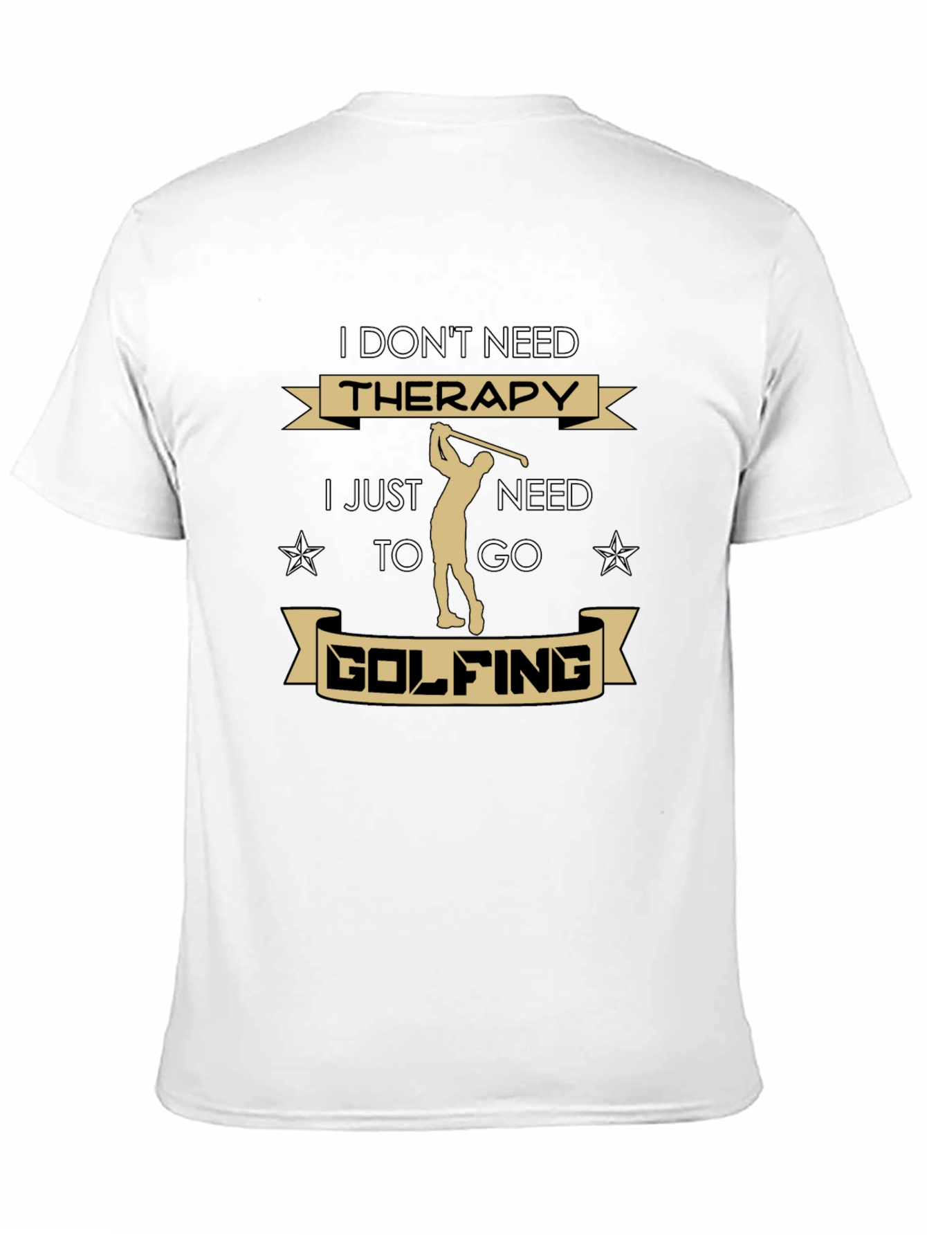 Golfing Therapy T-Shirt - Golfer Gift