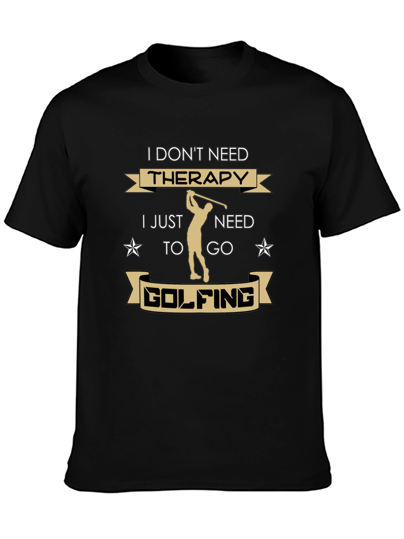Golfing Therapy T-Shirt - Golfer Gift