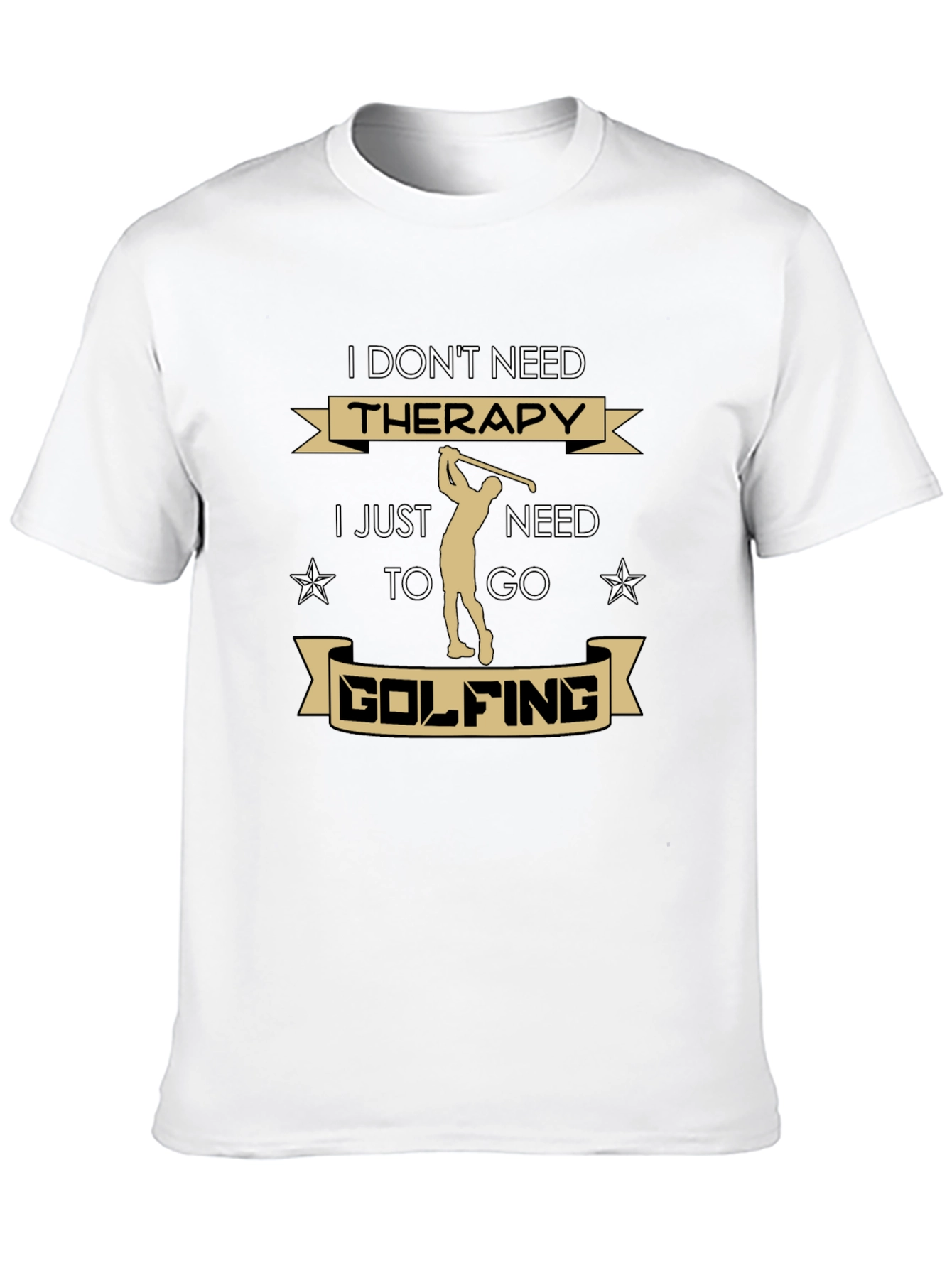 Golfing Therapy T-Shirt - Golfer Gift