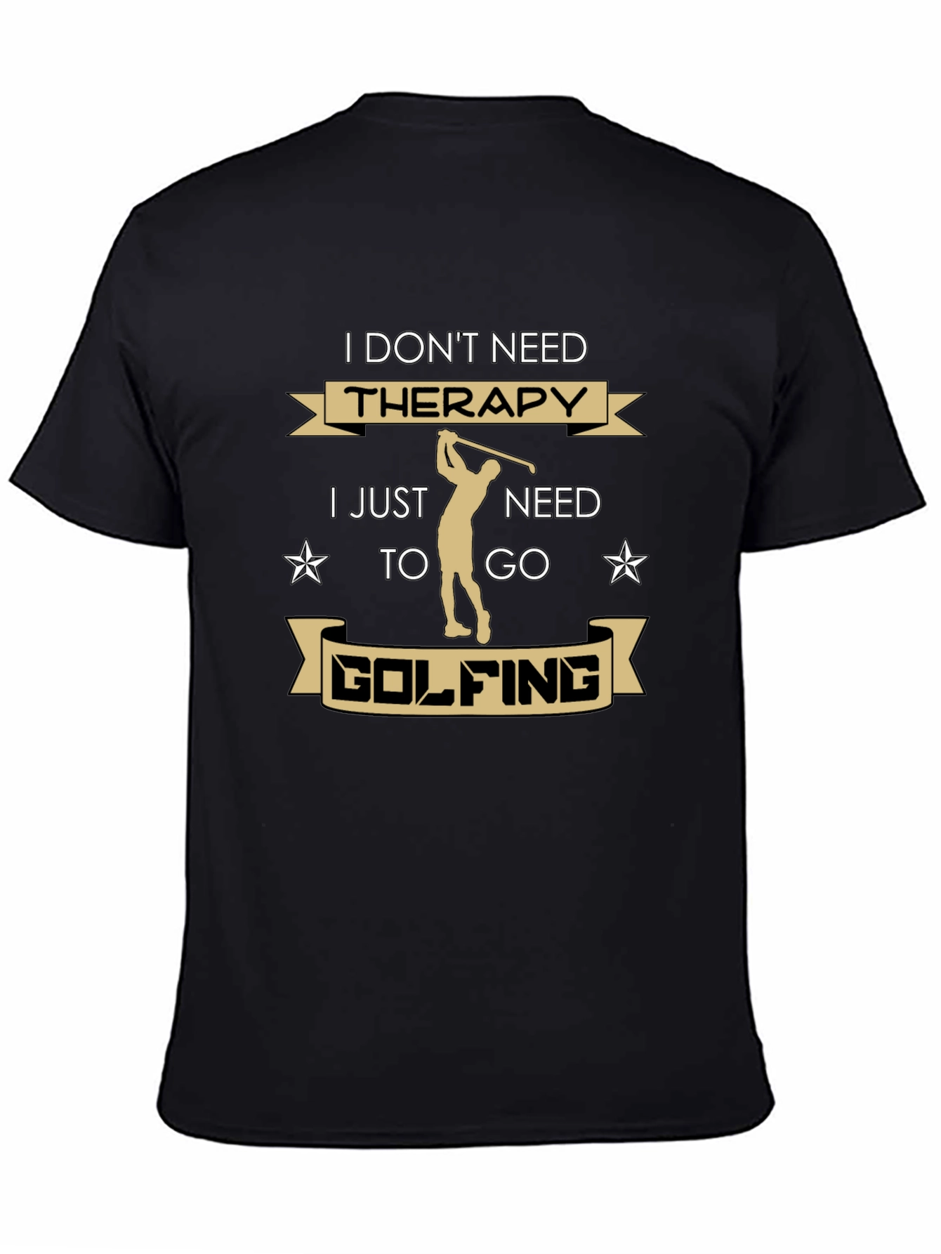 Golfing Therapy T-Shirt - Golfer Gift