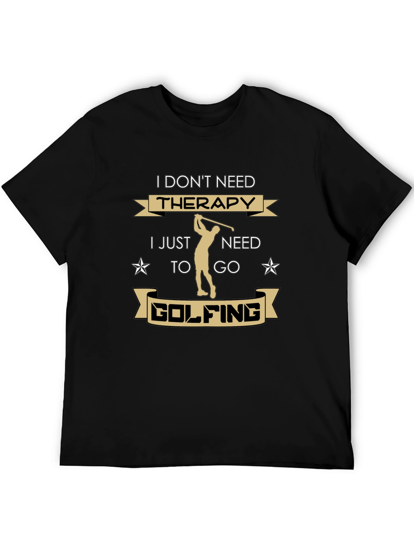 Golfing Therapy T-Shirt - Golfer Gift