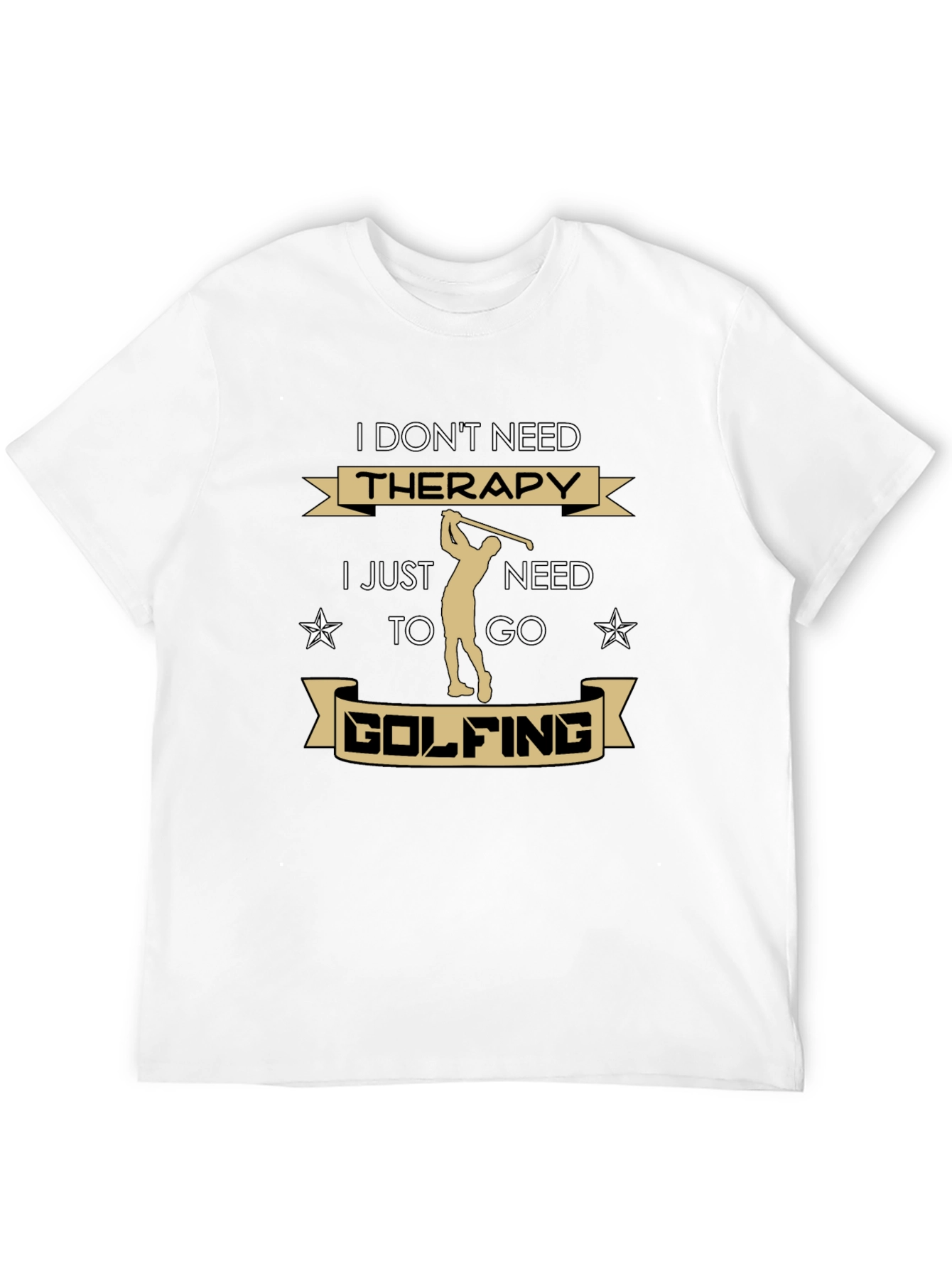 Golfing Therapy T-Shirt - Golfer Gift