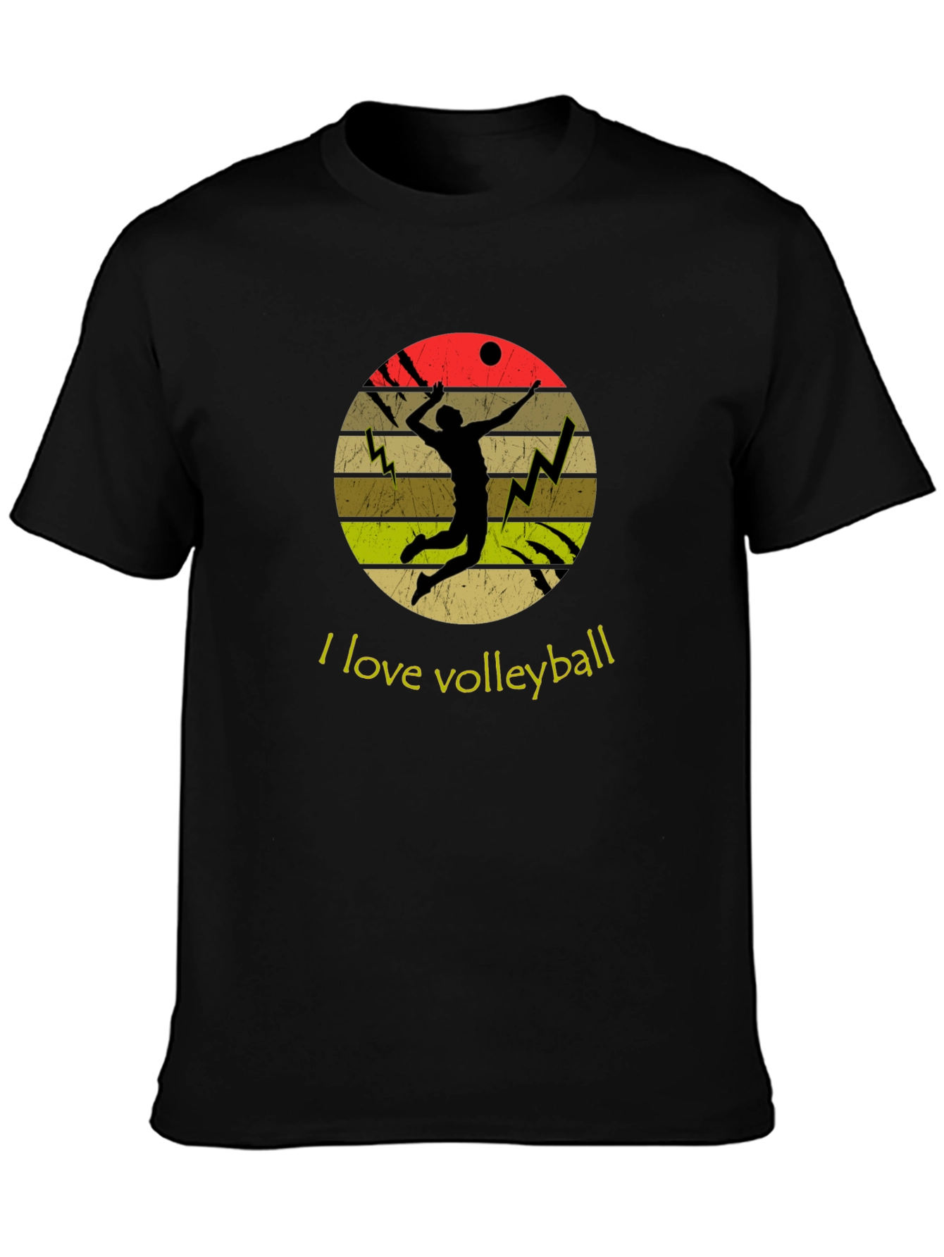 Volleyball Lover Graphic Tee - Retro Style