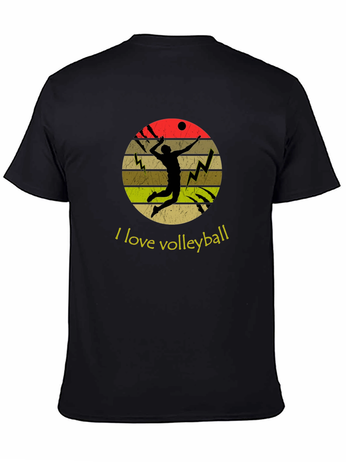 Volleyball Lover Graphic Tee - Retro Style