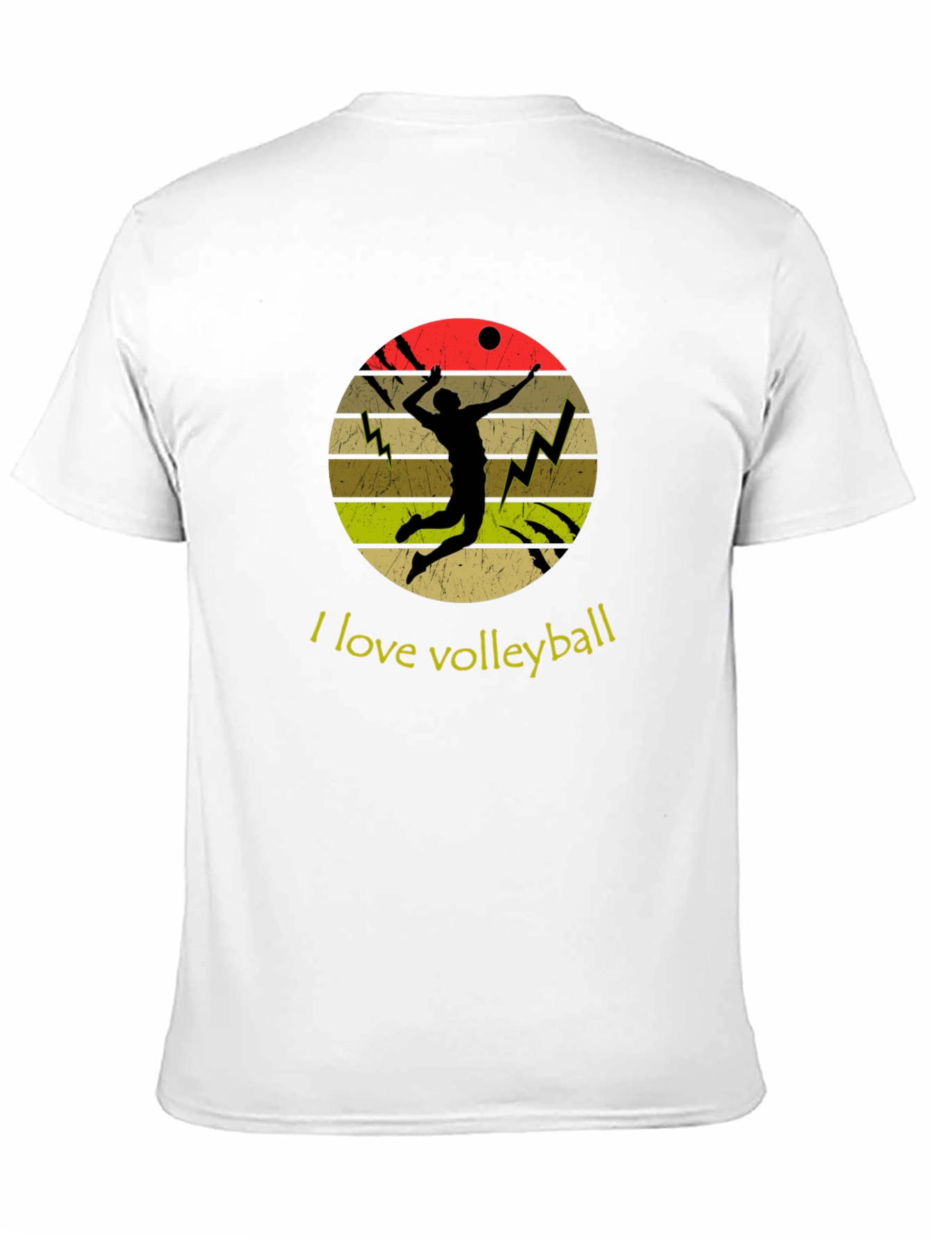 Volleyball Lover Graphic Tee - Retro Style