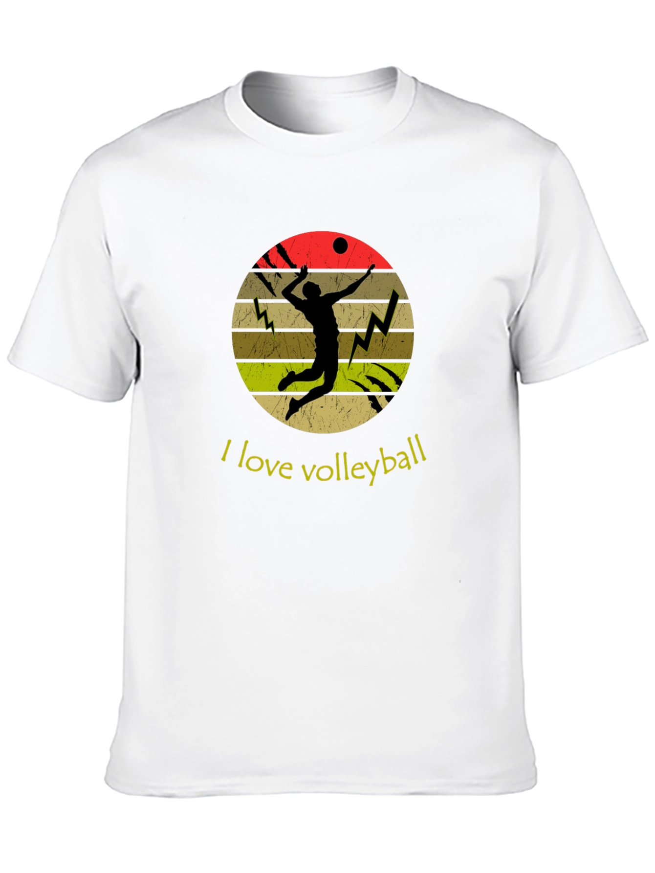 Volleyball Lover Graphic Tee - Retro Style