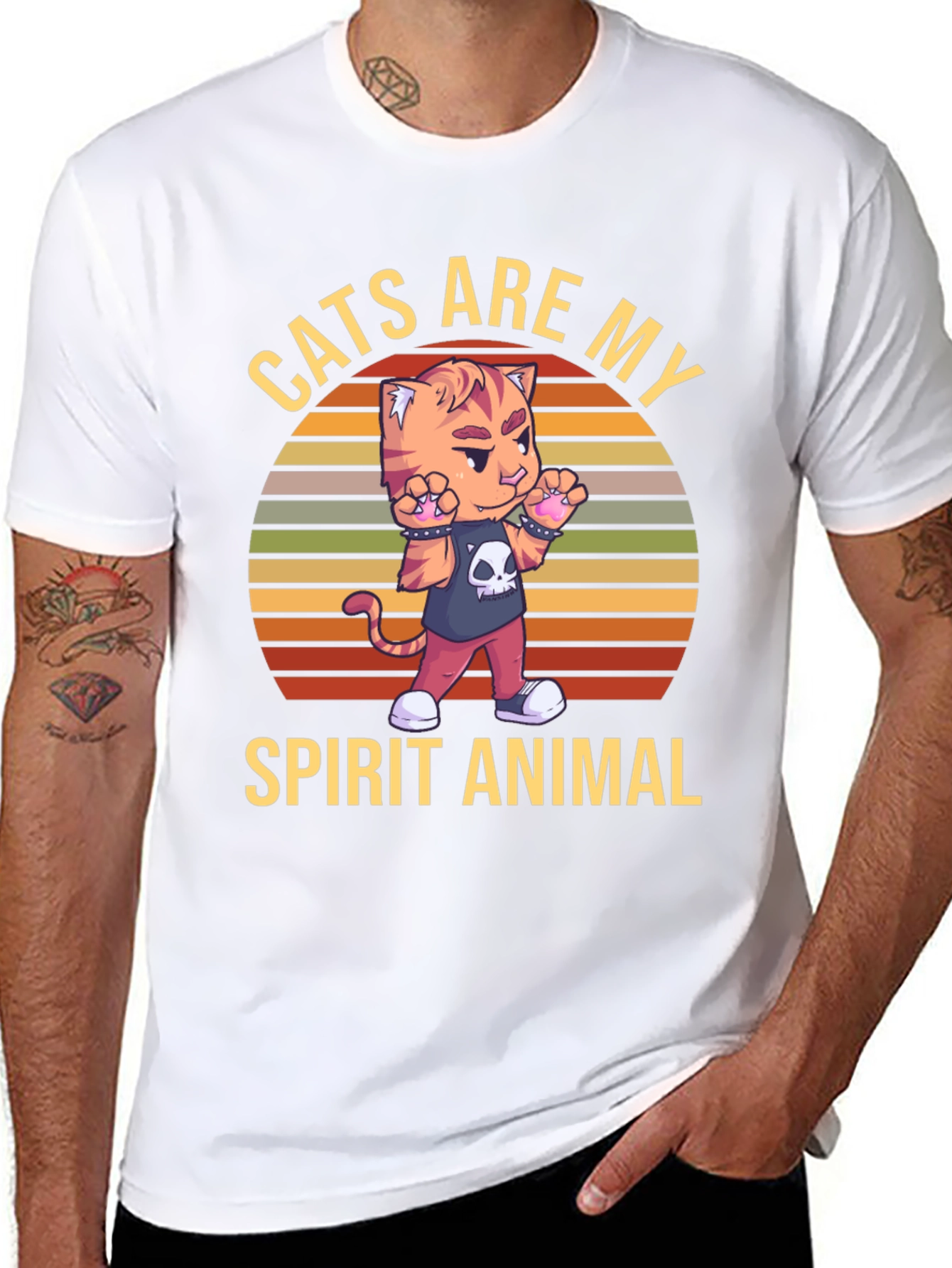 Cats Are My Spirit Animal T-Shirt