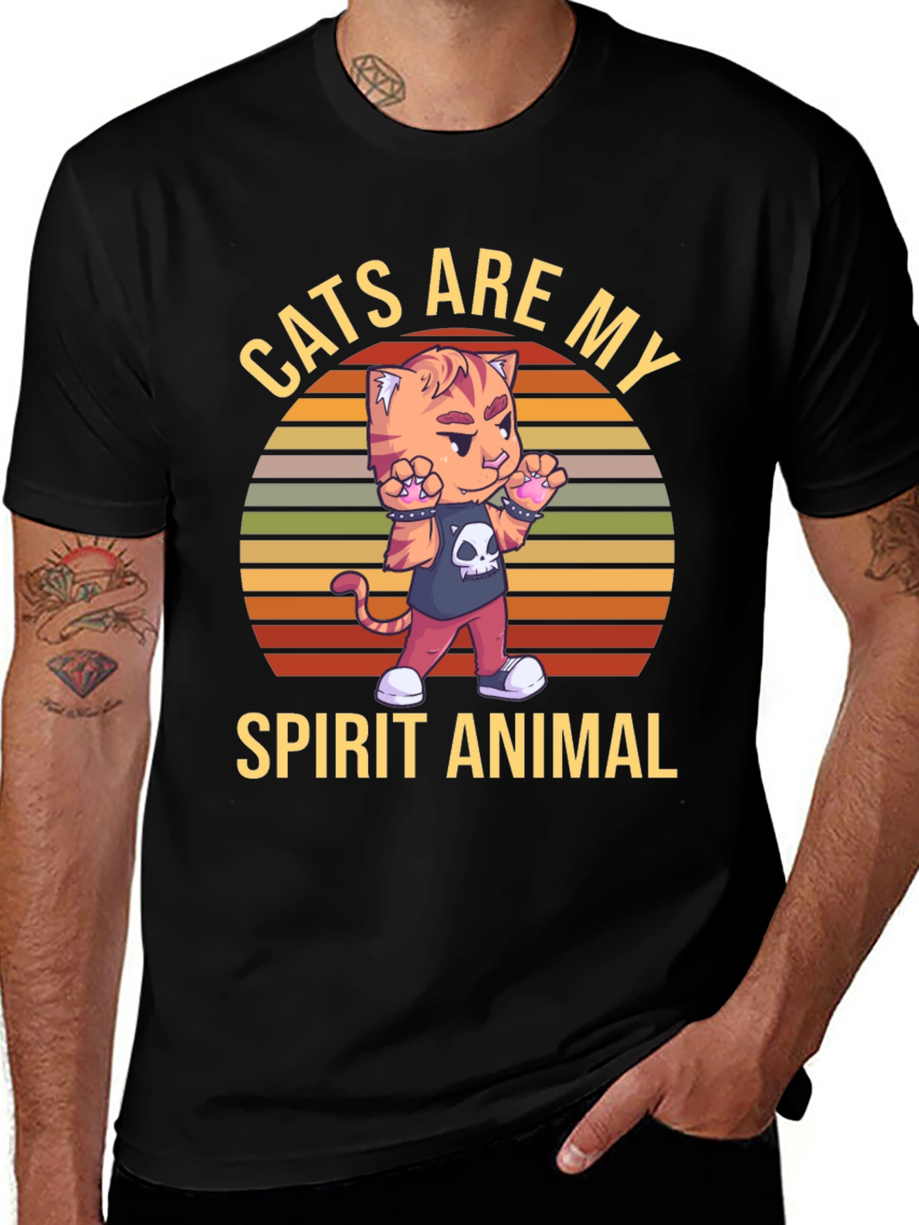 Cats Are My Spirit Animal T-Shirt