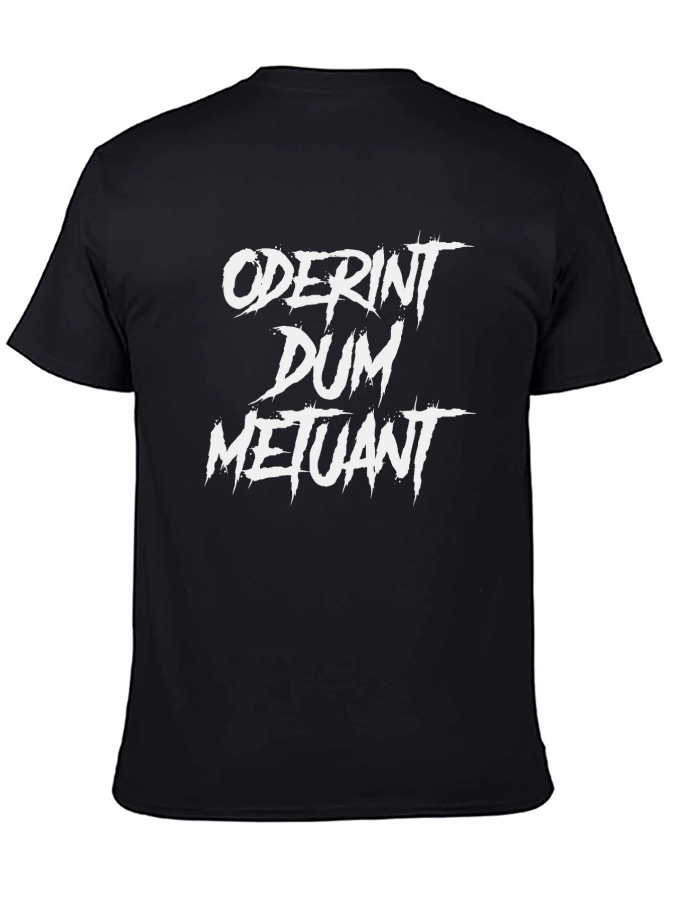 Oderint Dum Metuant Graphic Tee - Mens Black T-Shirt