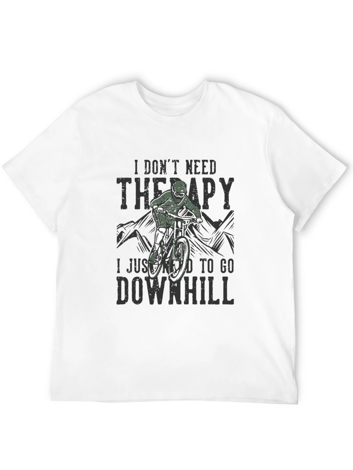 Downhill Therapy T-Shirt - Mountain Biker Tee