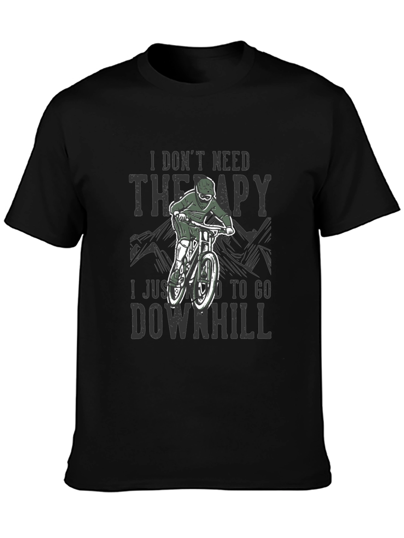 Downhill Therapy T-Shirt - Mountain Biker Tee