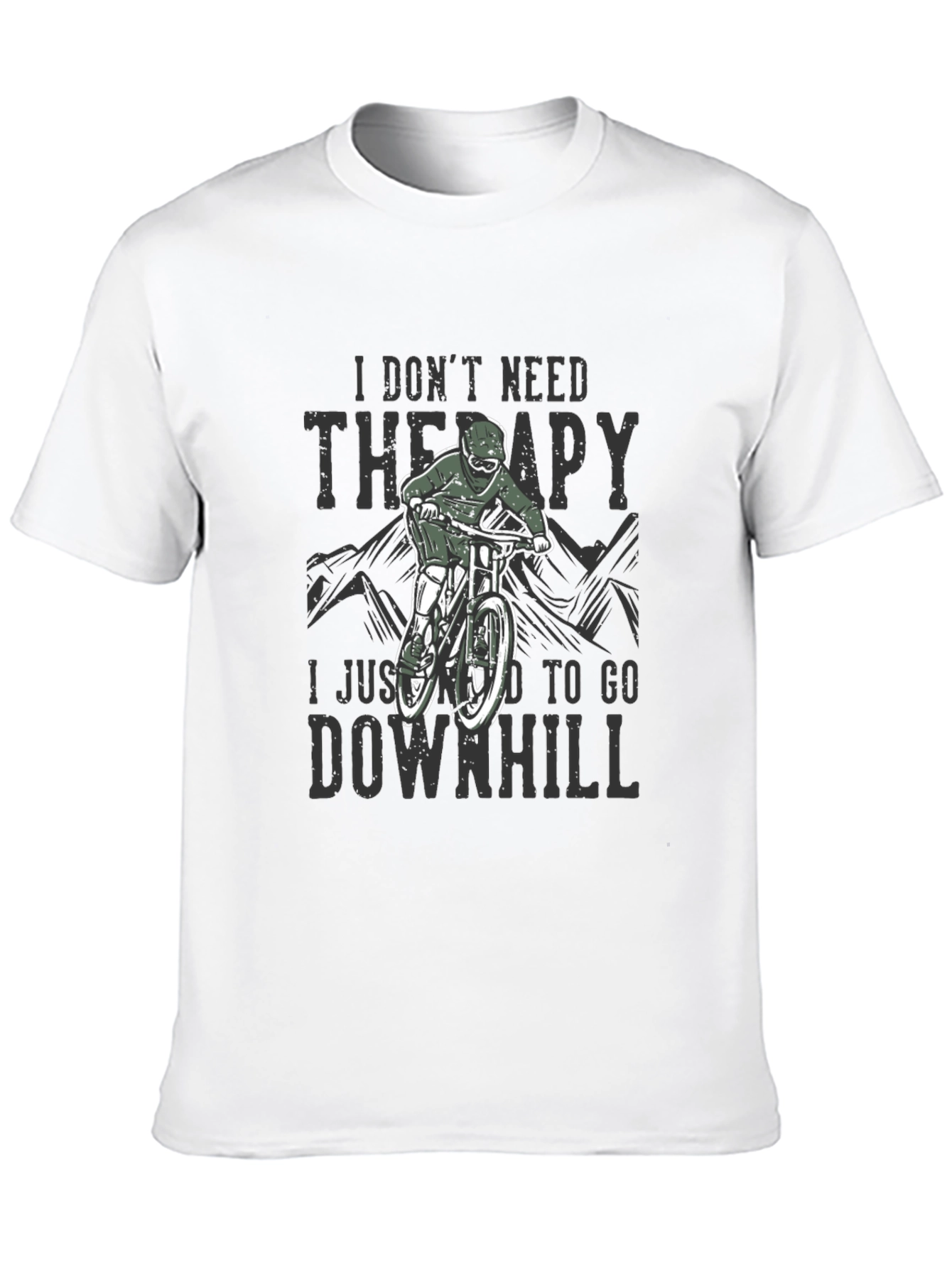 Downhill Therapy T-Shirt - Mountain Biker Tee