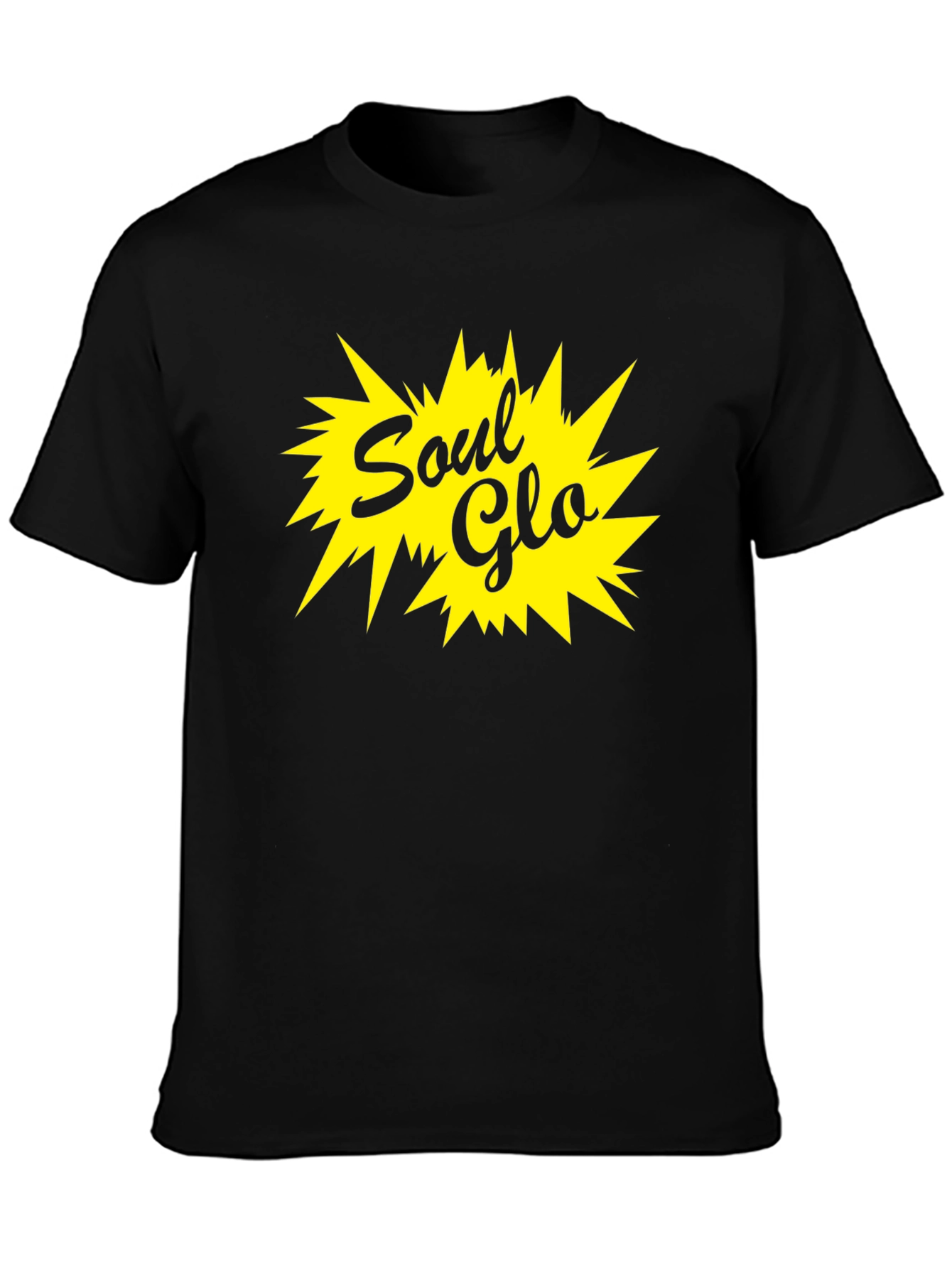 Soul Glo T-Shirt - Black Cotton Blend