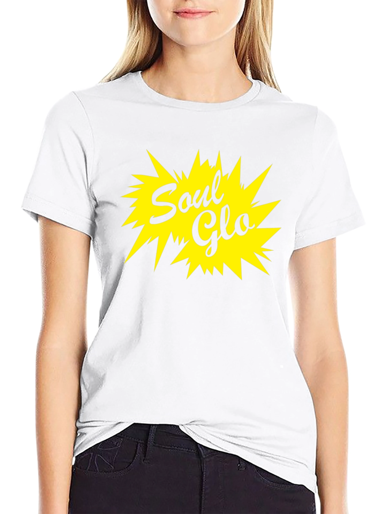 Soul Glo T-Shirt - Black Cotton Blend