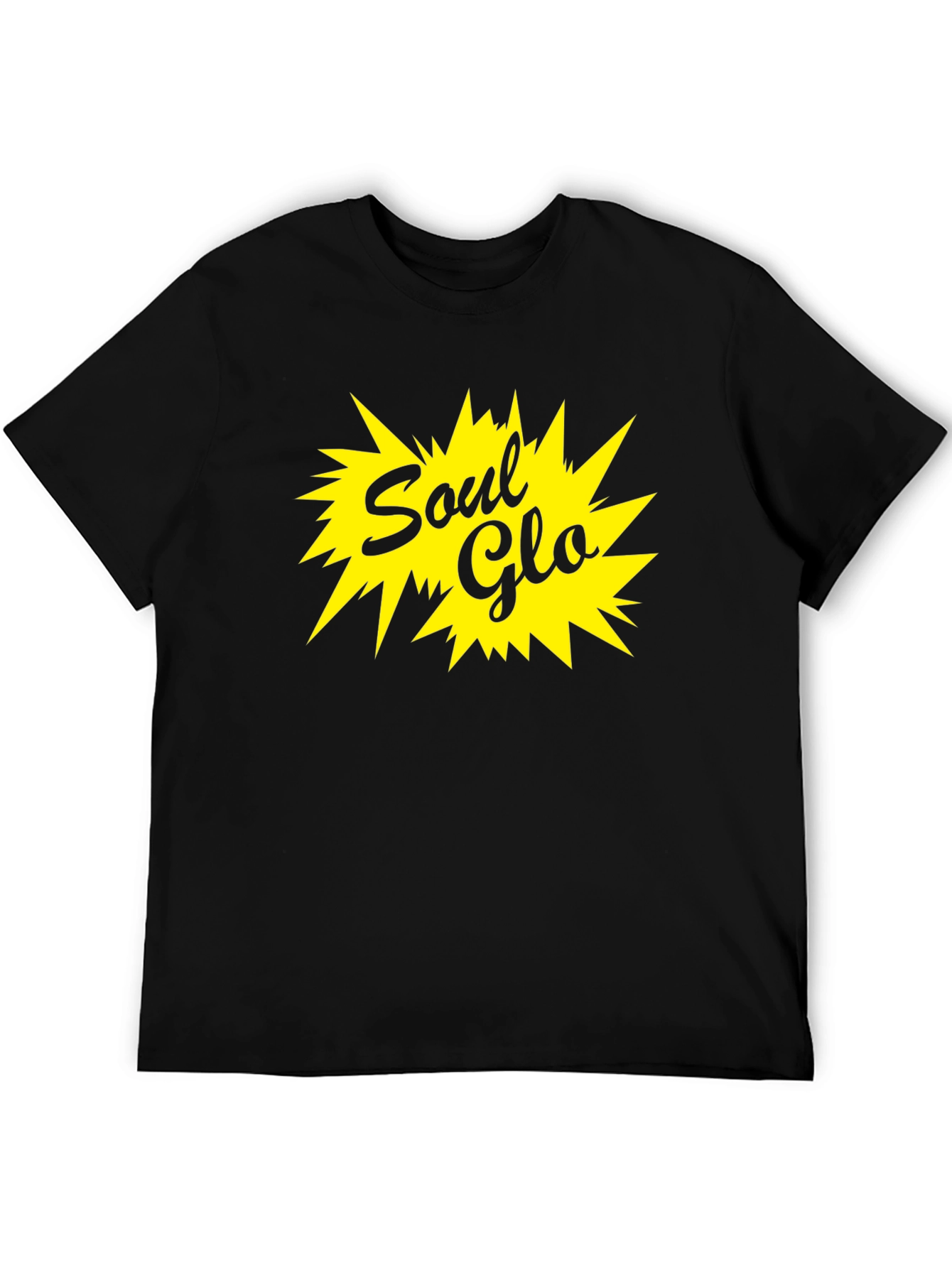 Soul Glo T-Shirt - Black Cotton Blend