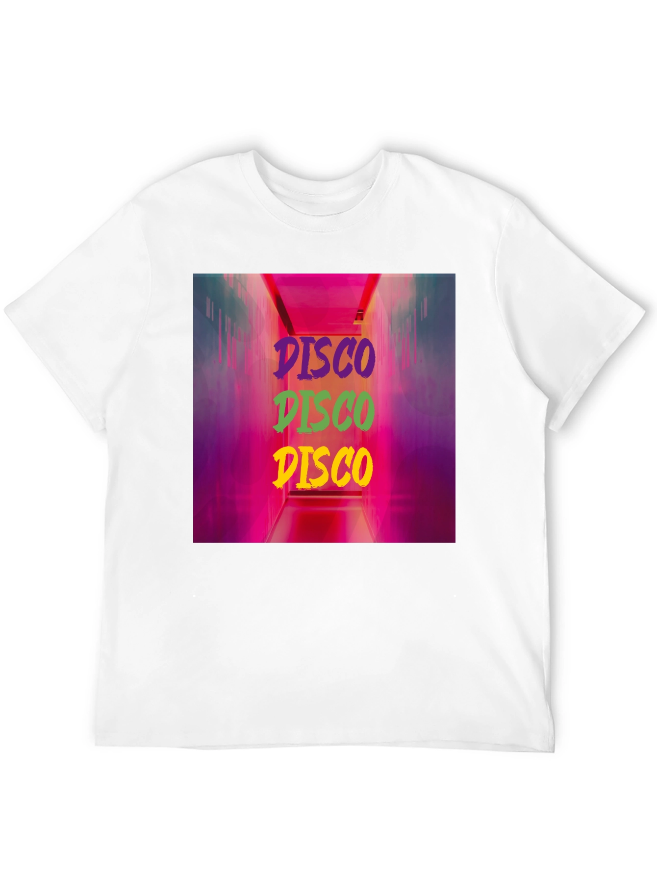 Retro Disco Graphic Print T-Shirt