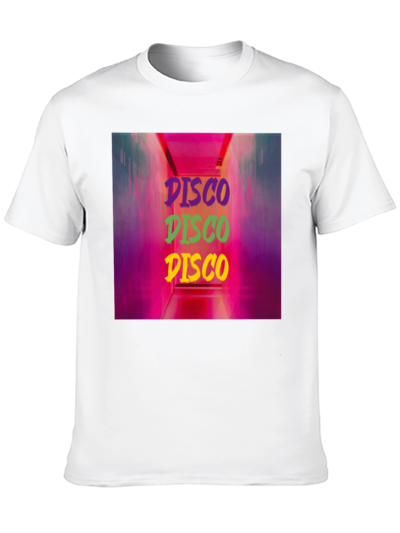Retro Disco Graphic Print T-Shirt