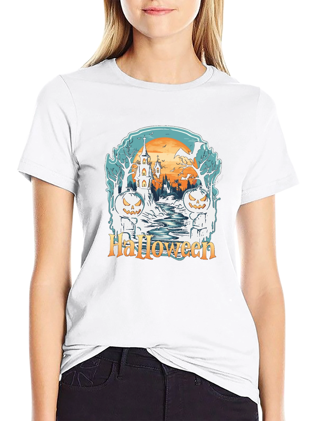 Halloween Graphic Tee - Spooky Season Shirt