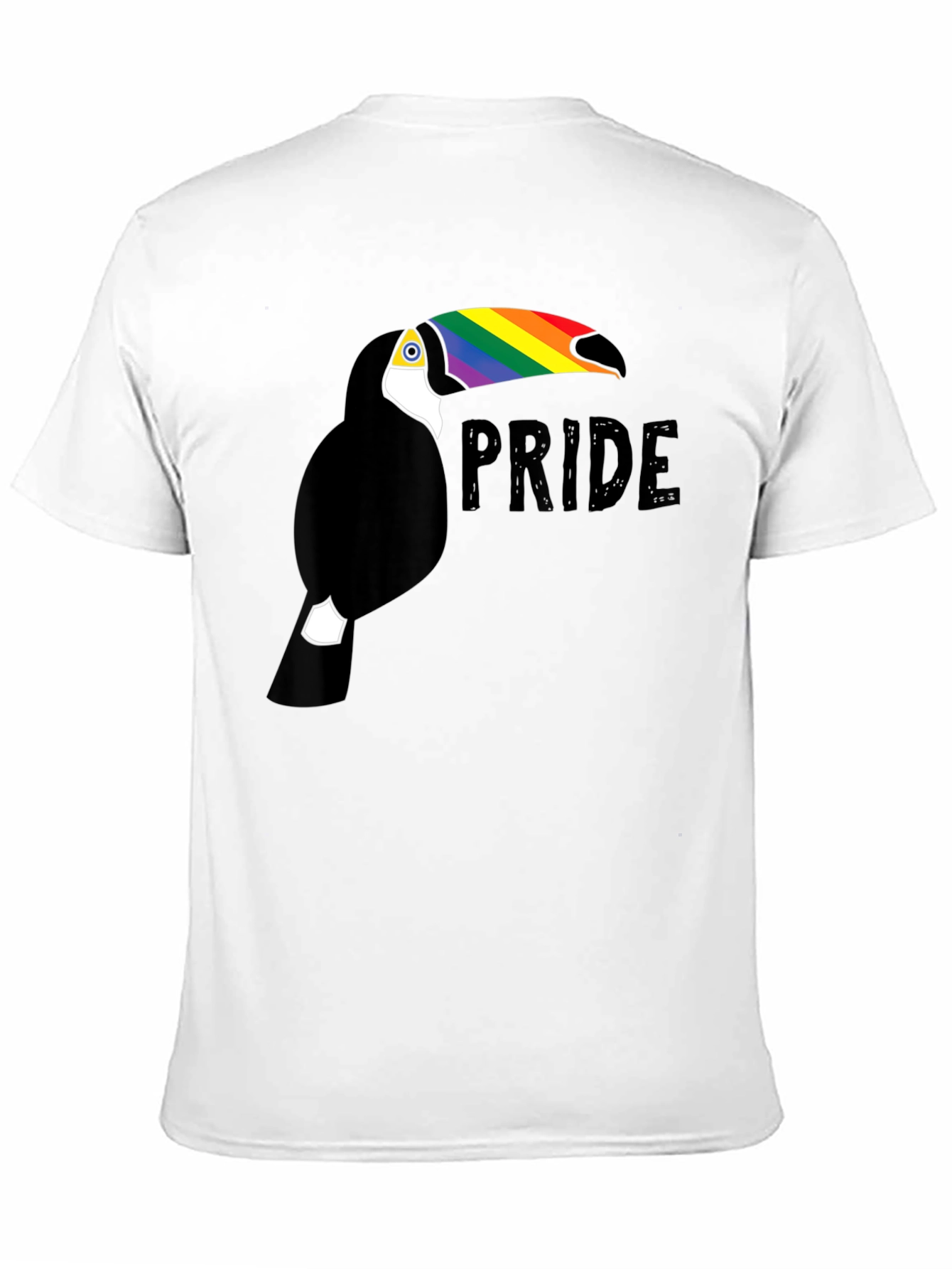 Pride Toucan Graphic Tee - Black