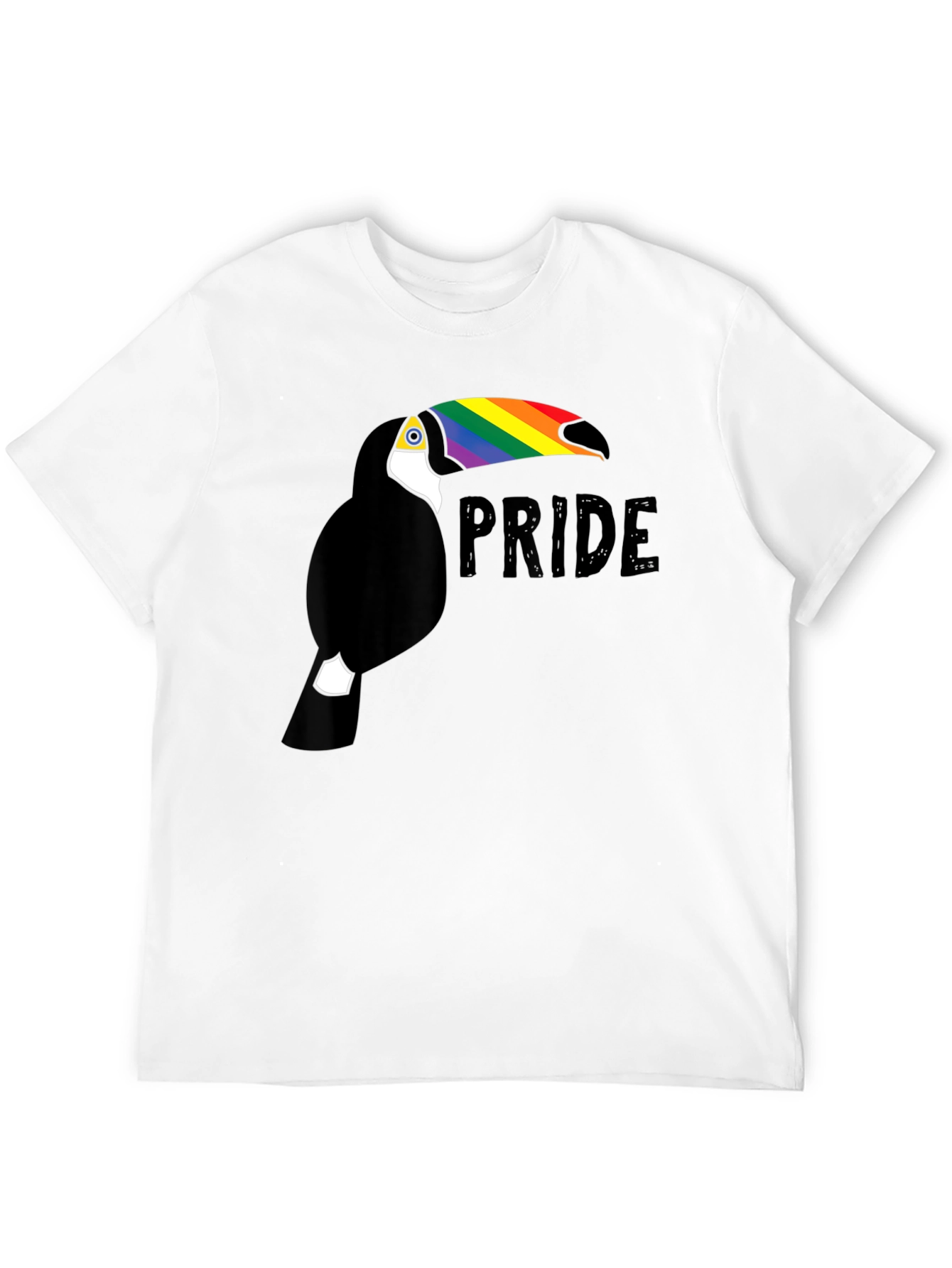 Pride Toucan Graphic Tee - Black