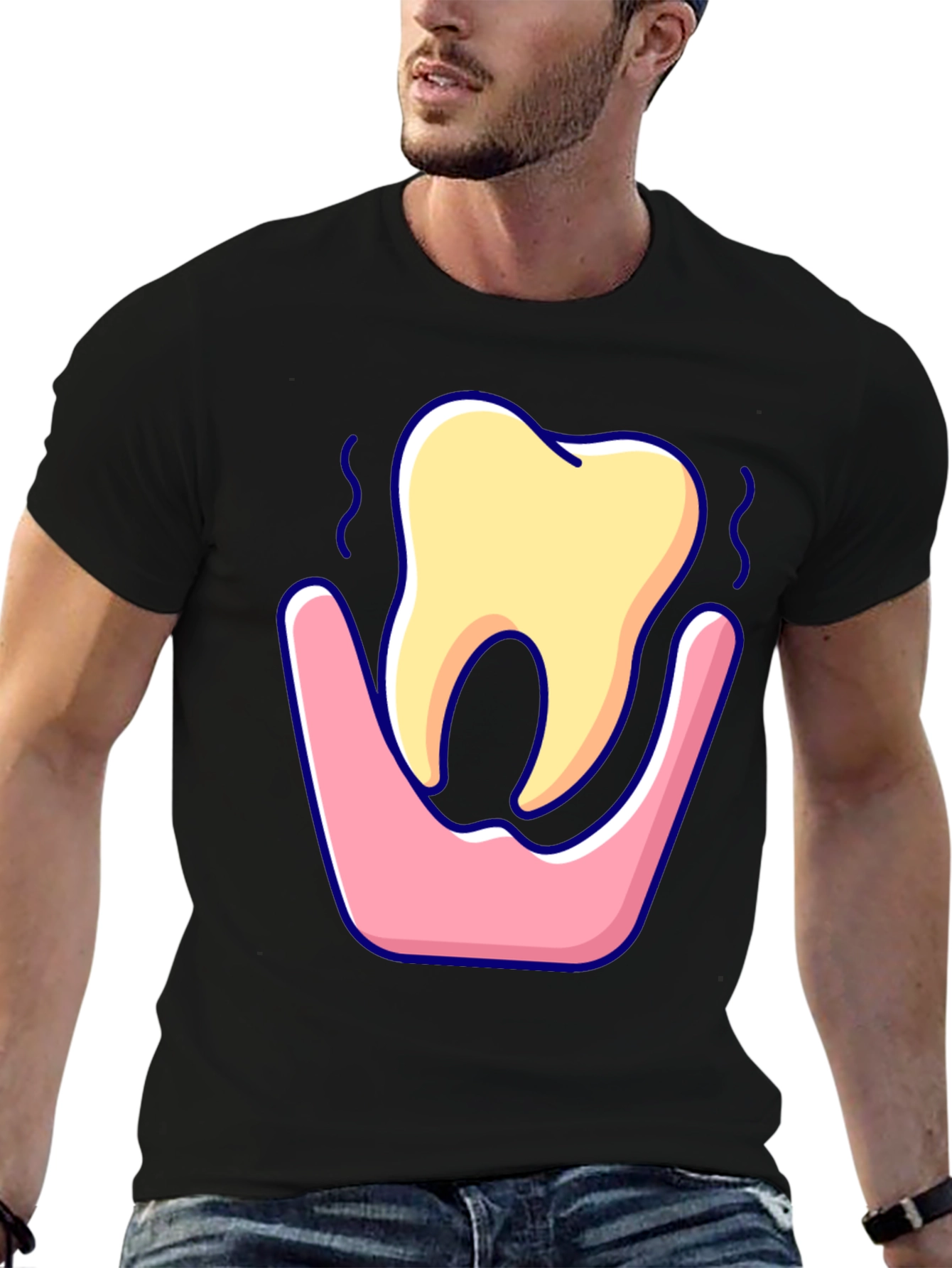Funny Tooth Graphic Tee - Dentist Humor Shirt