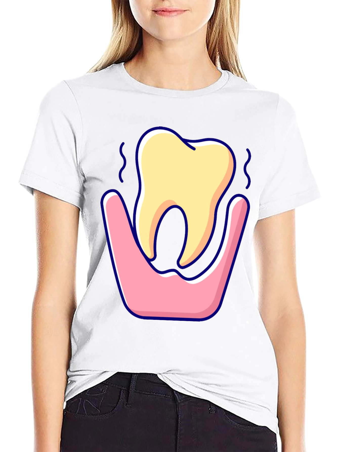 Funny Tooth Graphic Tee - Dentist Humor Shirt