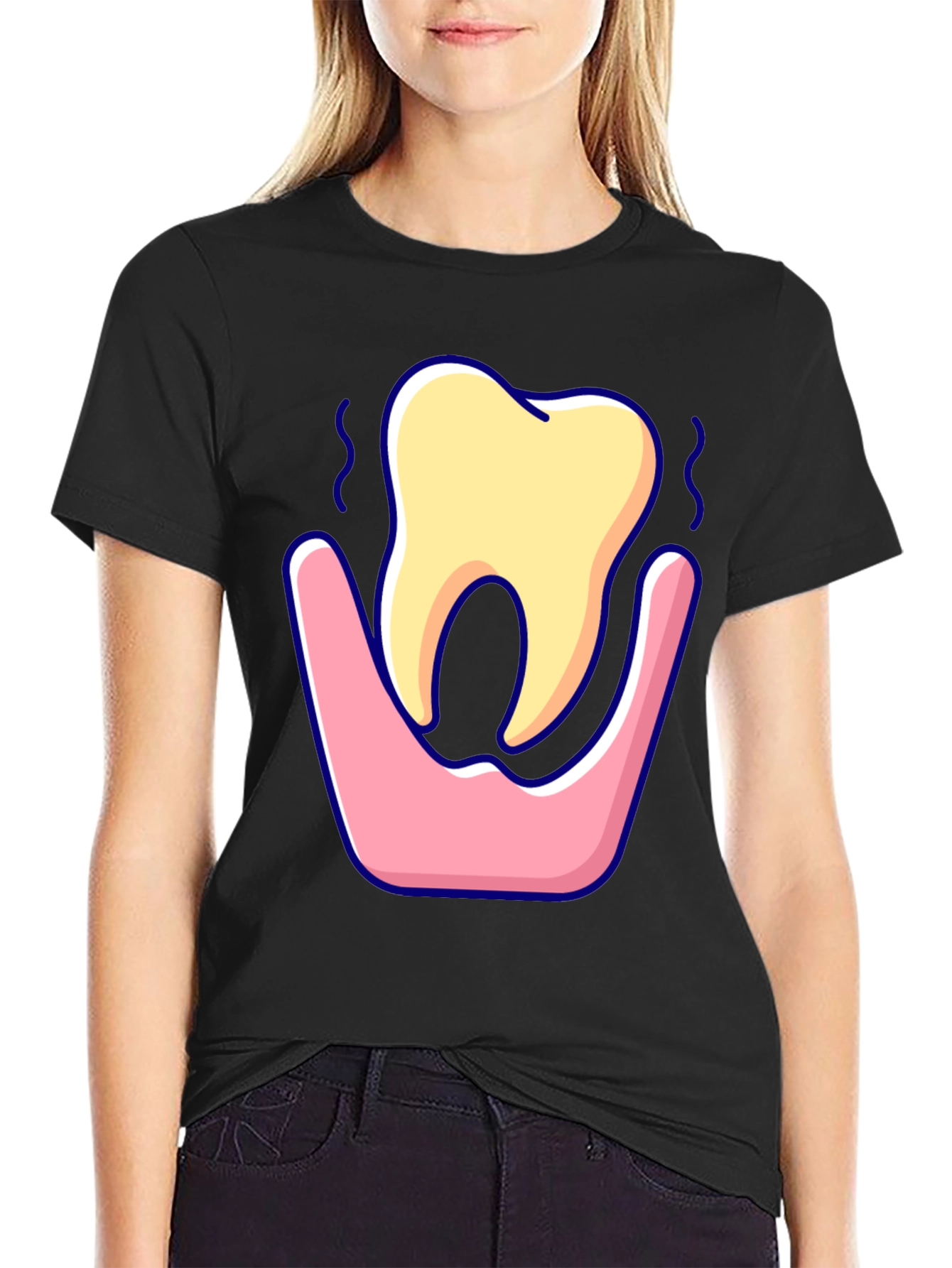 Funny Tooth Graphic Tee - Dentist Humor Shirt