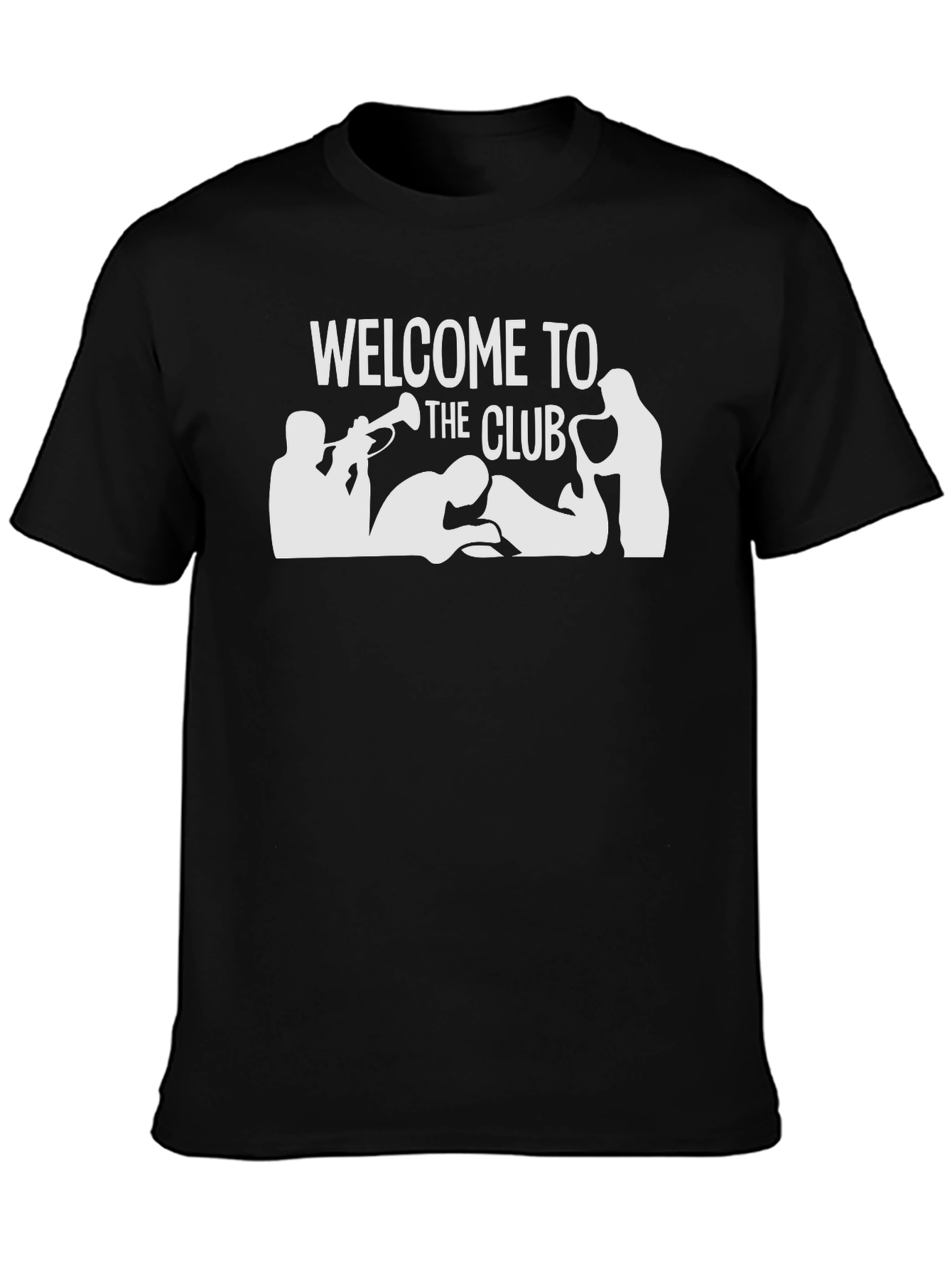 Welcome to the Club Graphic T-Shirt - Black