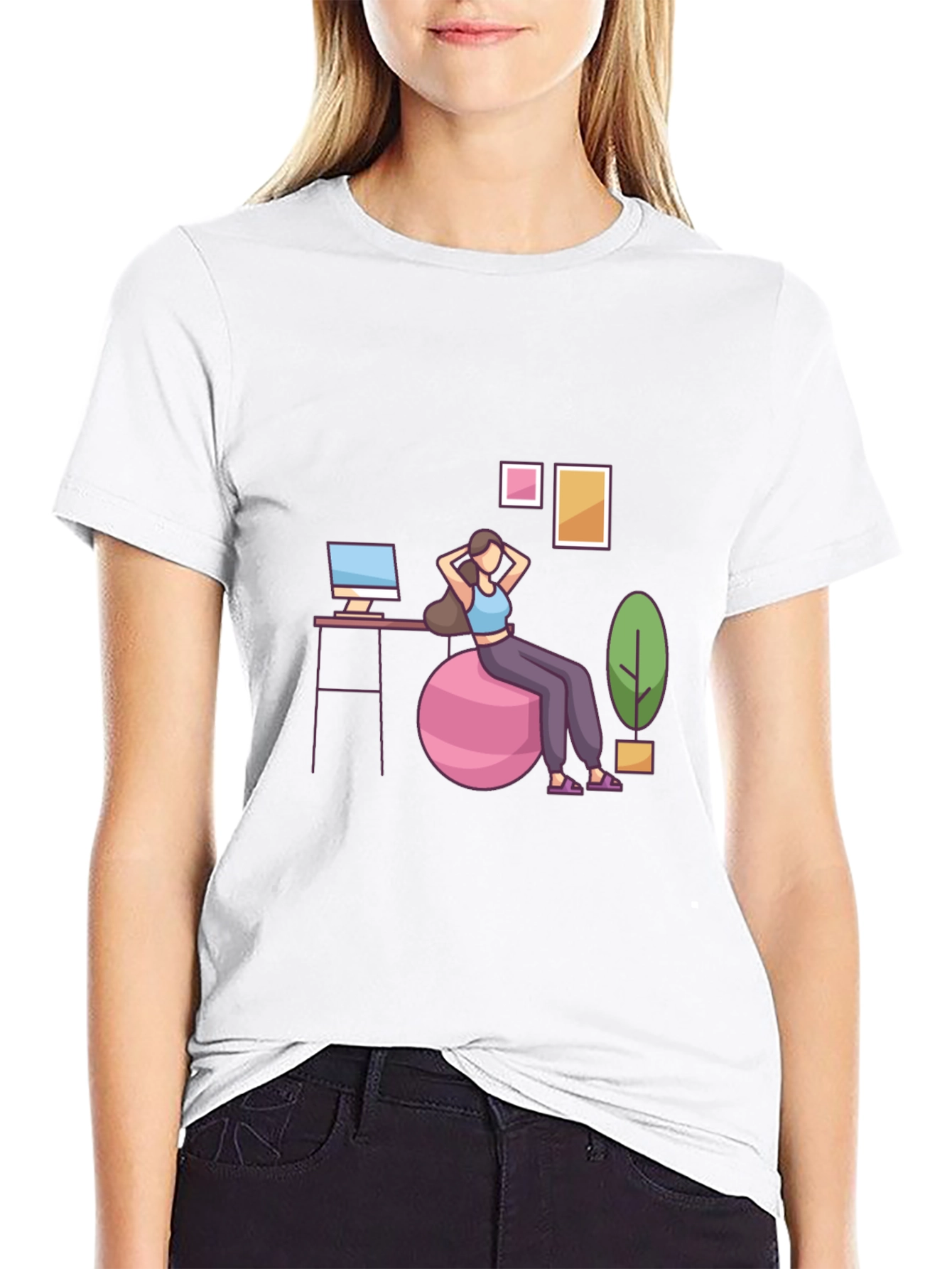 Relaxing Exercise T-Shirt - Perfect for Casual Wear