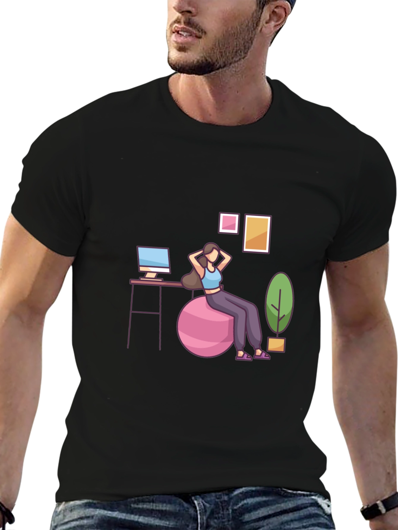 Relaxing Exercise T-Shirt - Perfect for Casual Wear