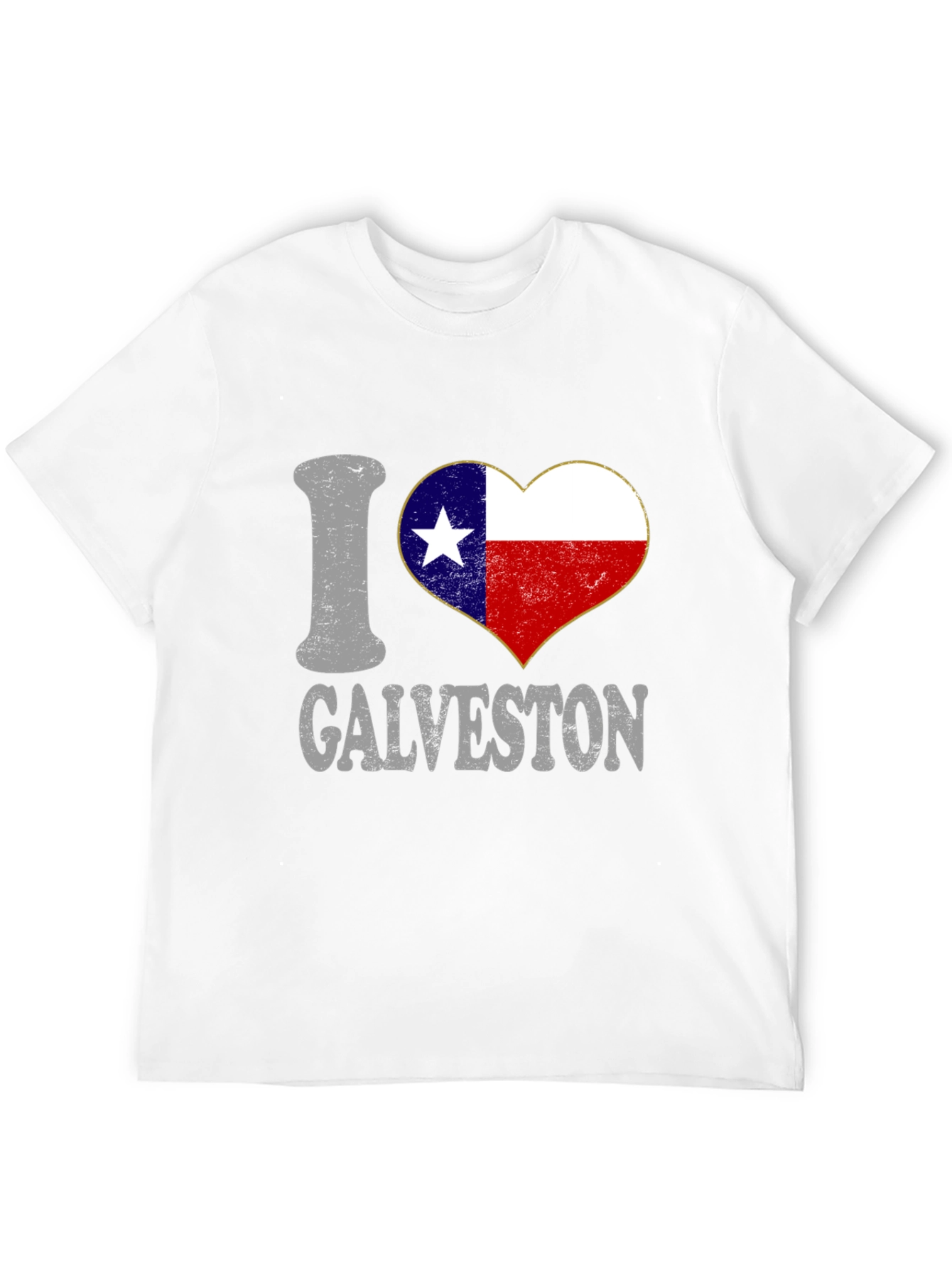 I Heart Galveston Texas T-Shirt Black
