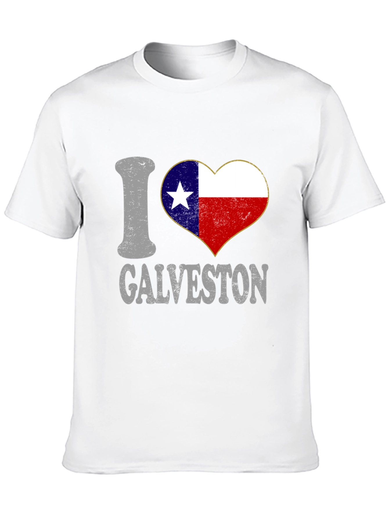 I Heart Galveston Texas T-Shirt Black
