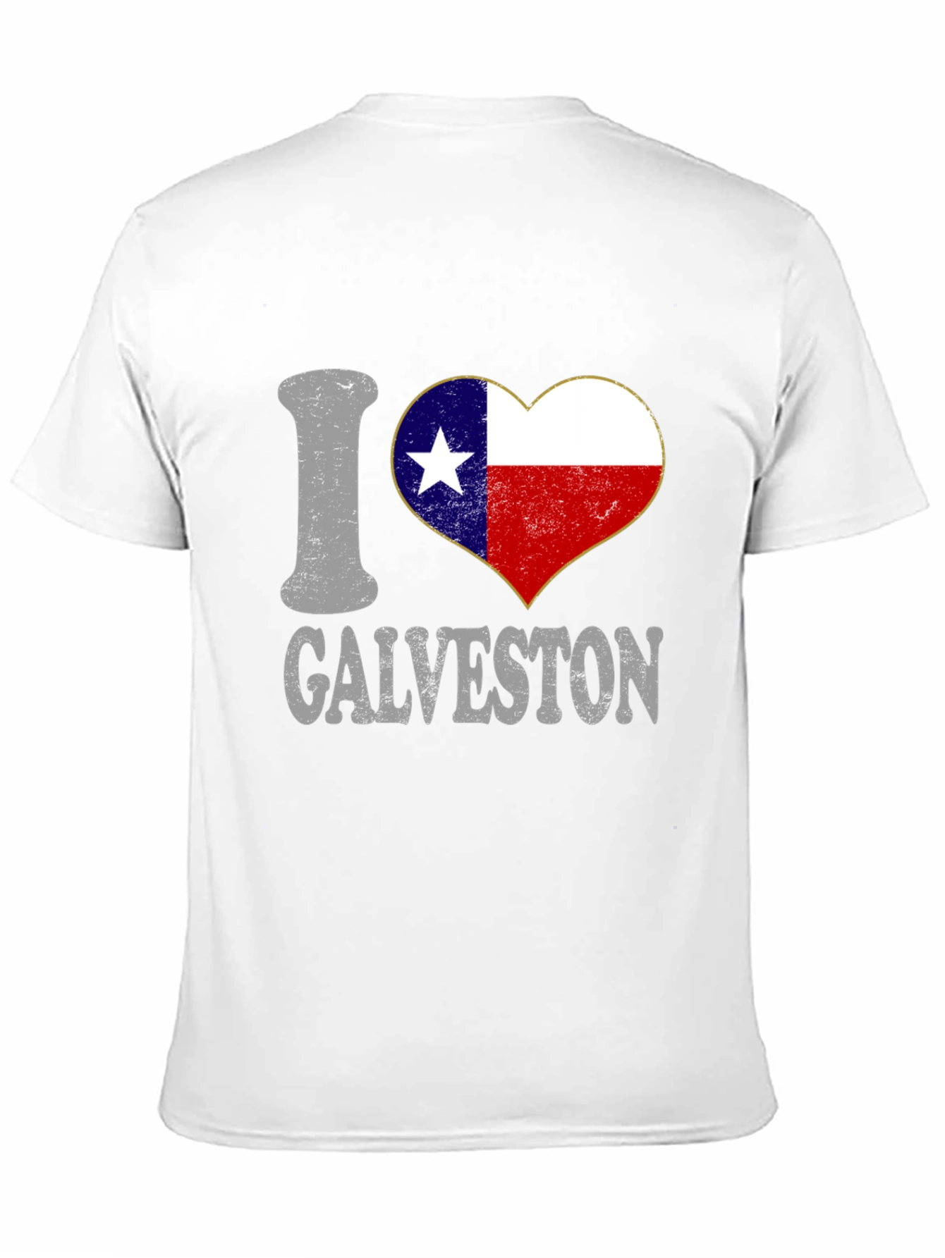 I Heart Galveston Texas T-Shirt Black
