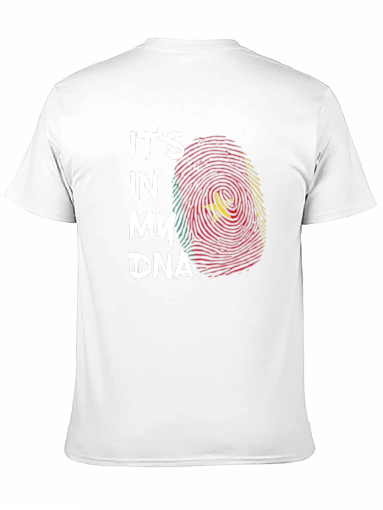 Cameroon Flag DNA T-Shirt - Black