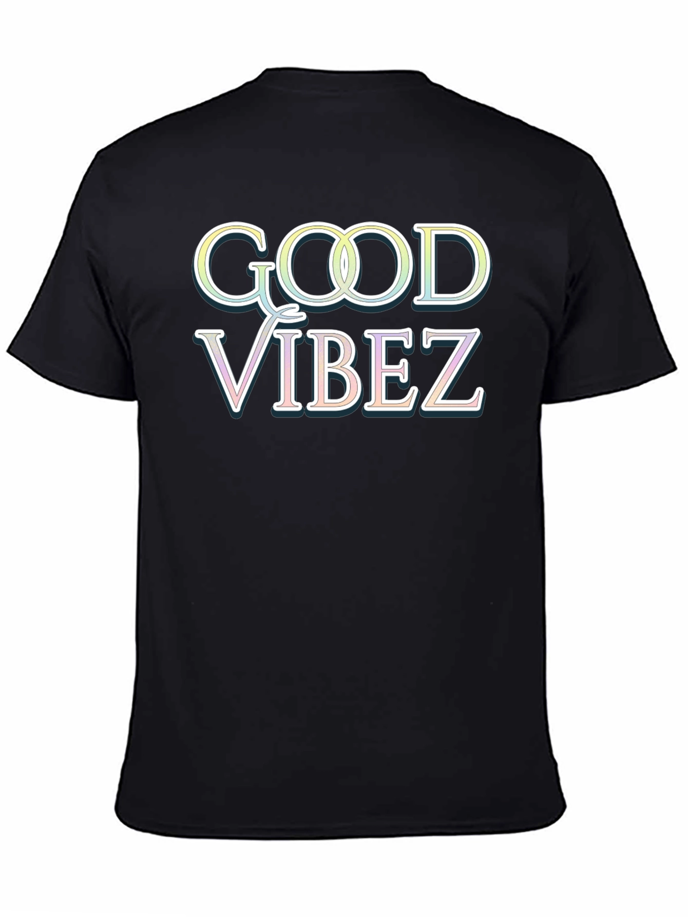Good Vibez Black T-Shirt - Trendy Graphic Tee