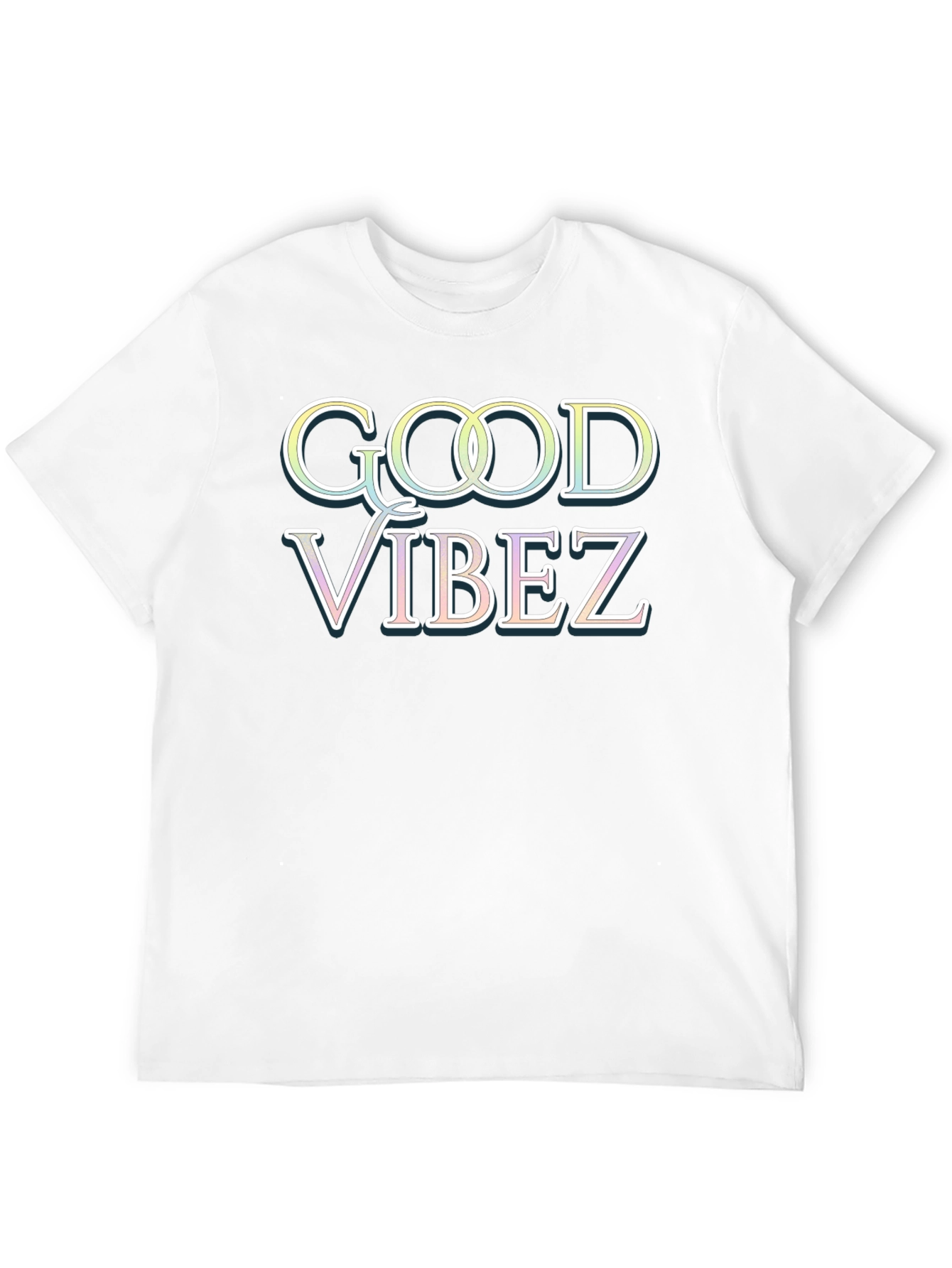 Good Vibez Black T-Shirt - Trendy Graphic Tee